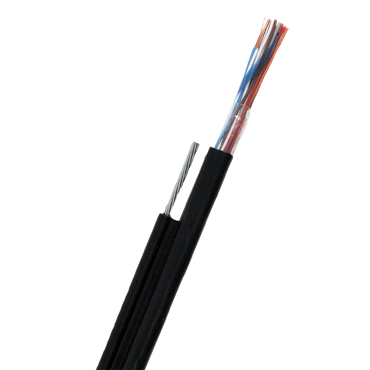 Nexans ELLCE Telekabel 5 x 2 x 0,5 mm, svart 500 m, trommel