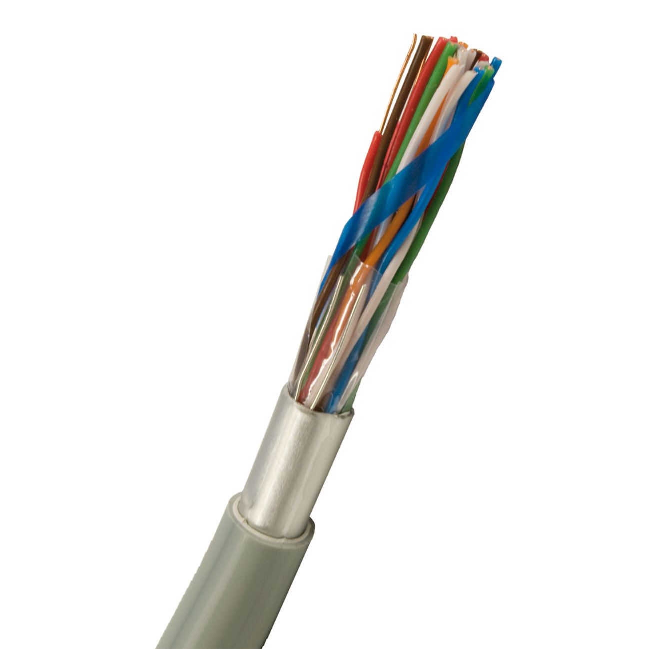 Nexans ELAQBEU Telekabel 100x2x0,5 mm, grå 500 m, trommel