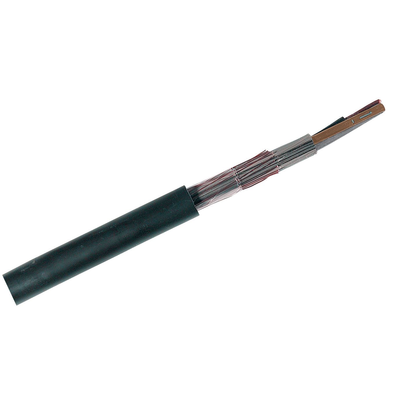 Nexans 15120398-206-05 Jordkabel EXQJ, 1kV 2x6/6mm², gul, trumma 500 m