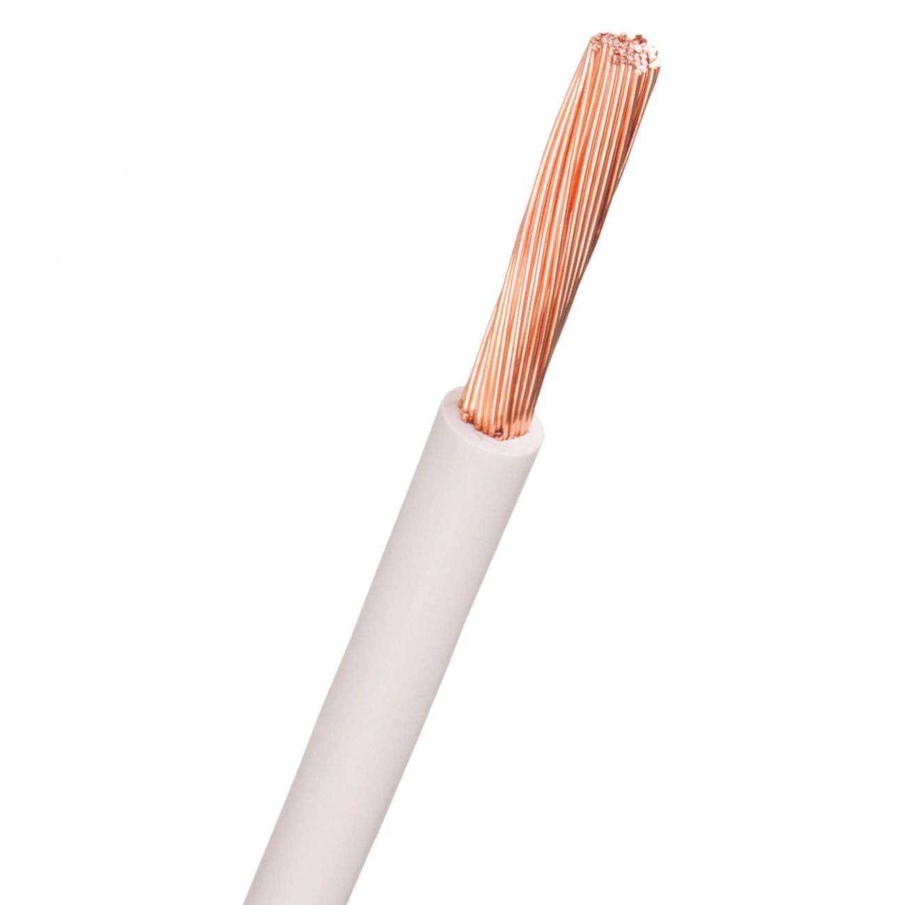 Nexans RQ Koblingskabel 1 x 6 mm² lederområde, hvit 6 mm²