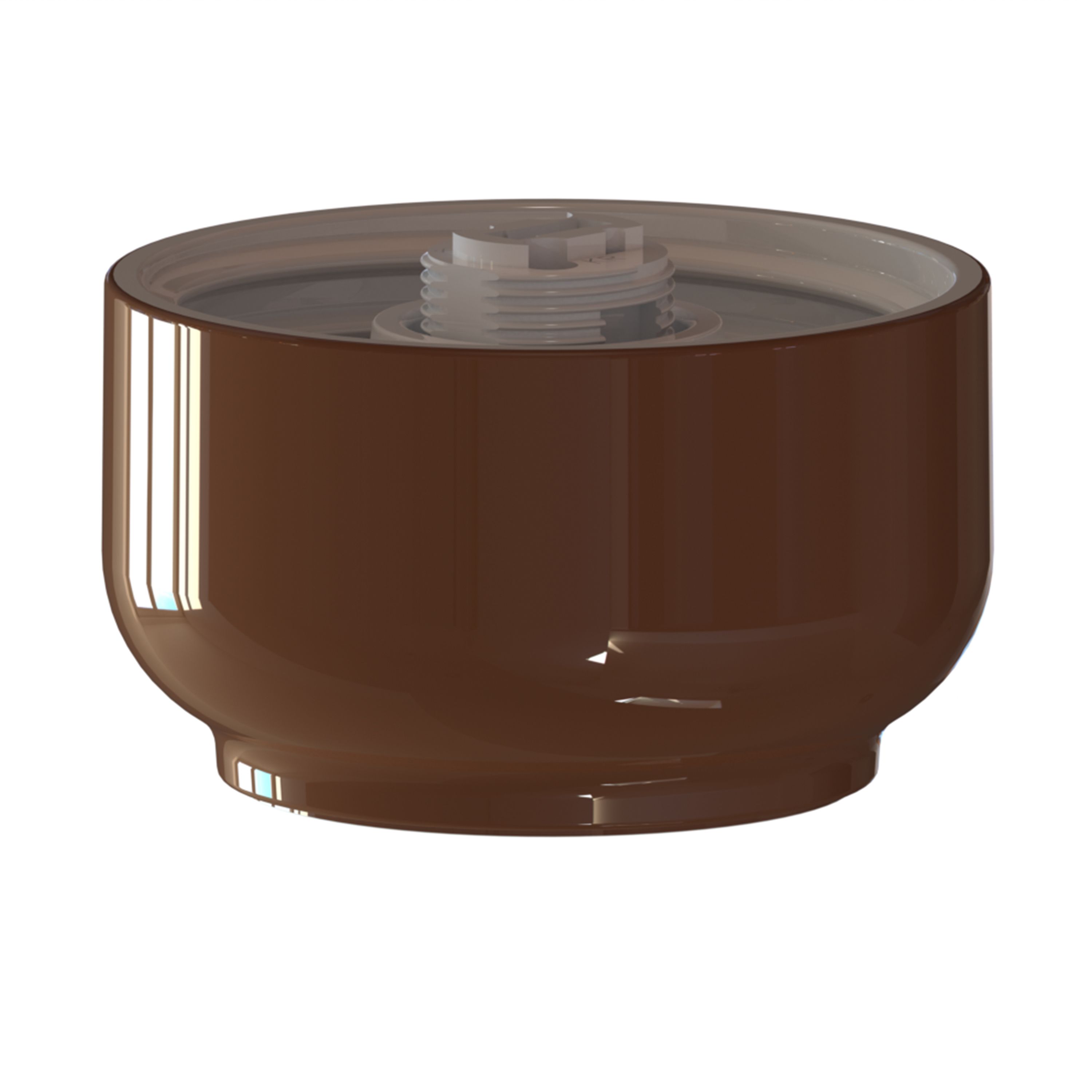 Ifö OHM 100 Armatursockel  rak, IP44, G9 Brun