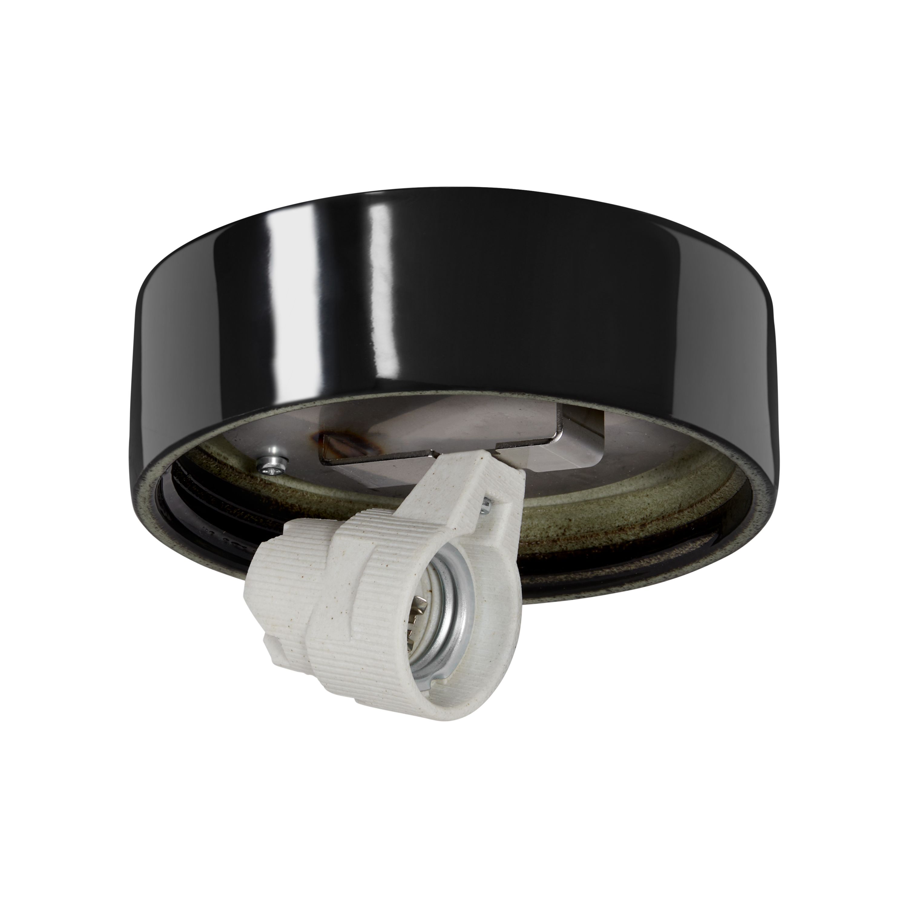 Ifö Electric 55765-002-16 Sockel 123,5 mm, liggande, E27 Svart