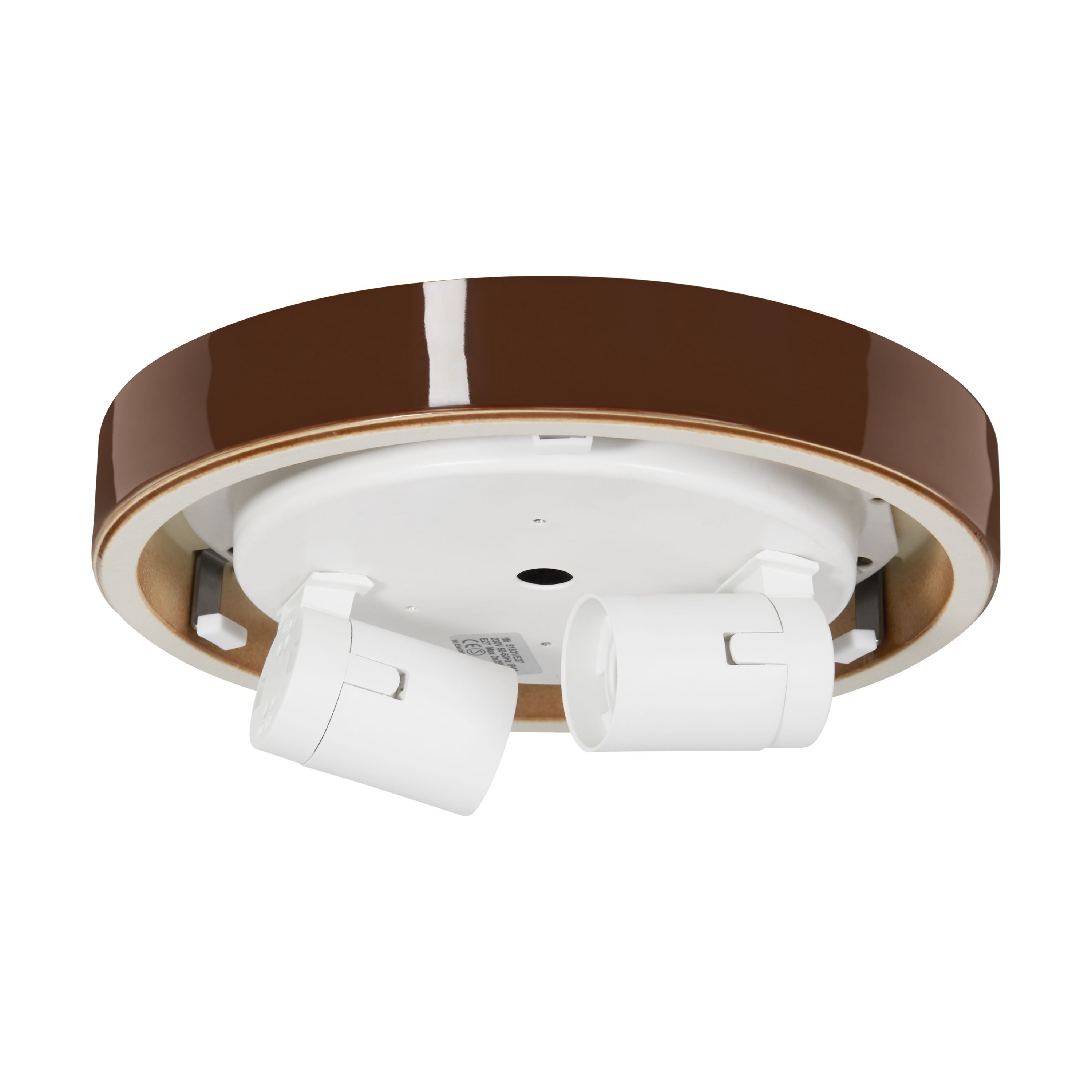 Ifö Electric 55831-000-14 Sockel 184 mm, bajonett, rak, IP44, E27 Brun