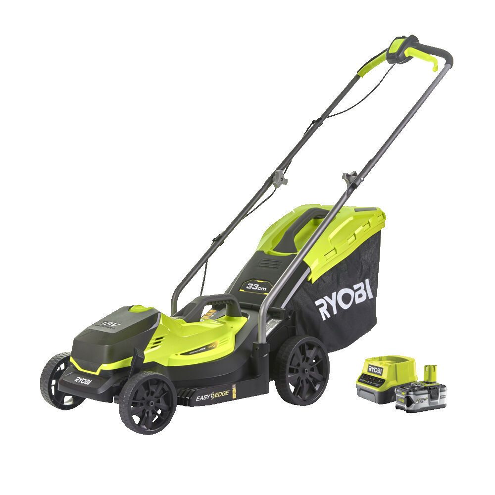 Ryobi ONE+ RLM18X33B40 Gräsklippare med batteri och laddare