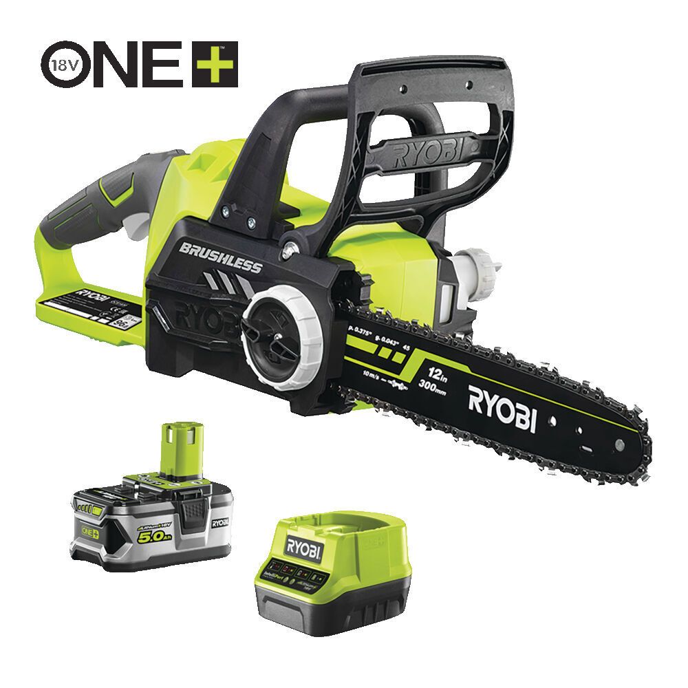 Ryobi ONE+ RY18X3050F Kedjesåg med batteri och laddare