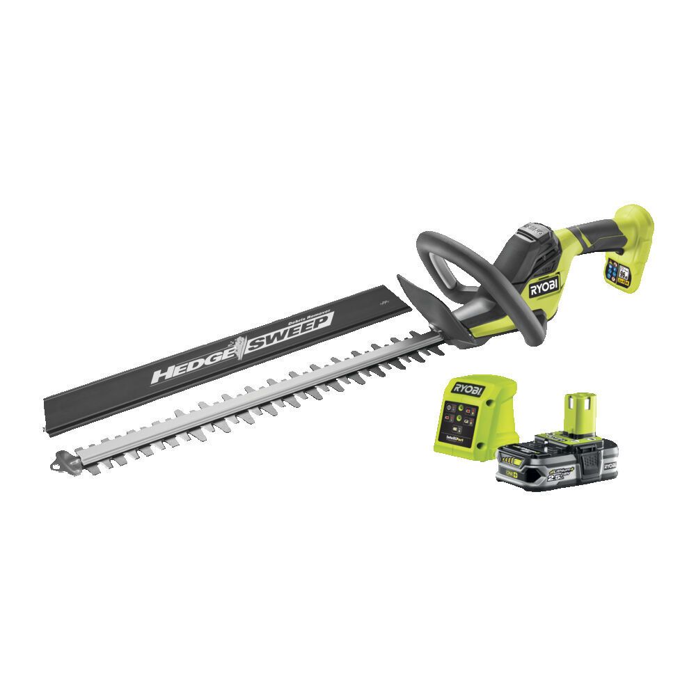 Ryobi ONE+ RY18HT50A-125 Häcksax med batteri och laddare
