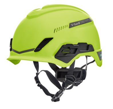 MSA V-Gard H1 Skyddshjälm ventilerad Gul Hi-Viz