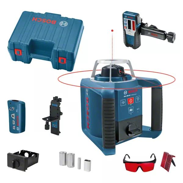 Bosch GRL 300 HV Rotasjonslaser med lasermottaker