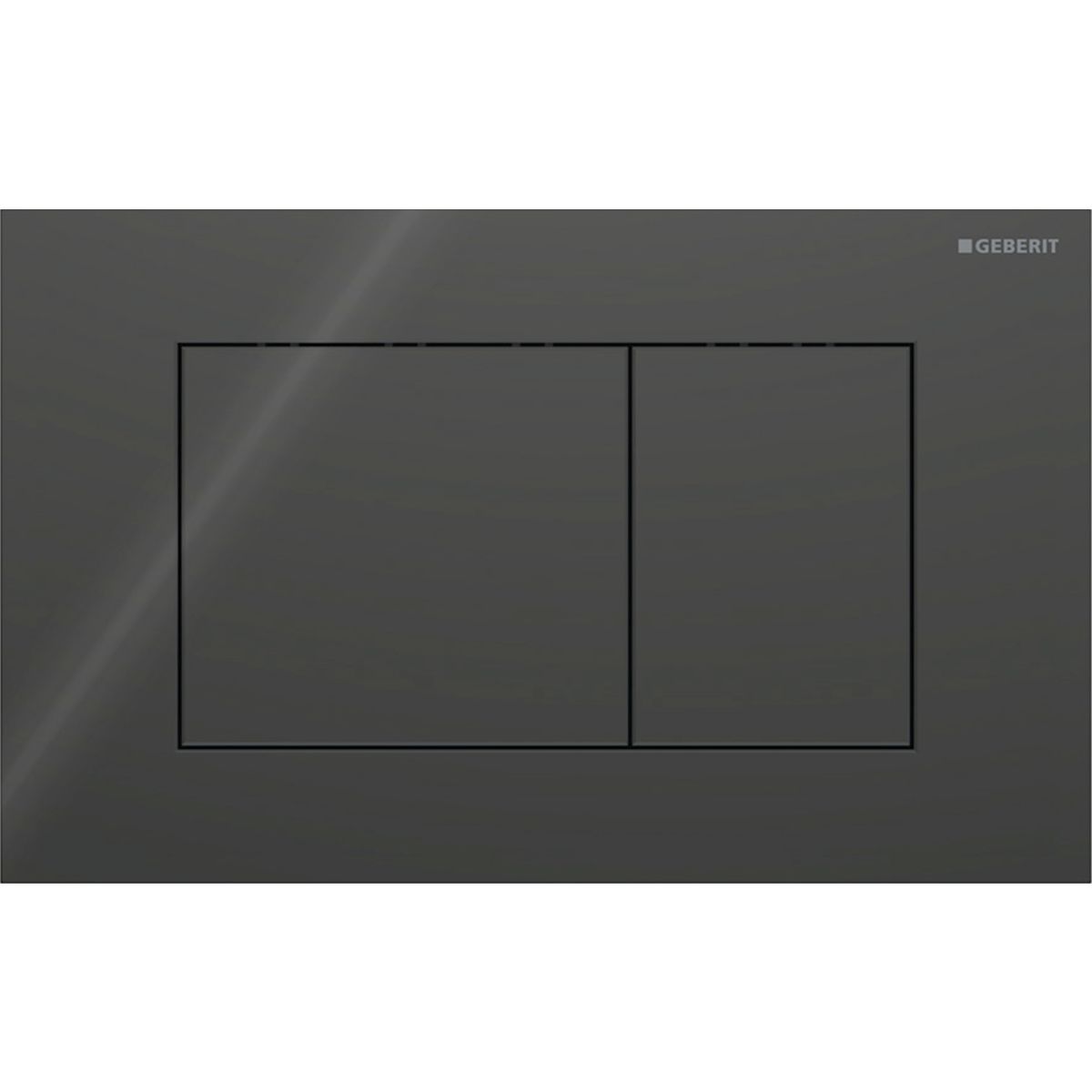 Geberit Sigma 40 115.629.SJ.1 Spolplatta Svart/Glas