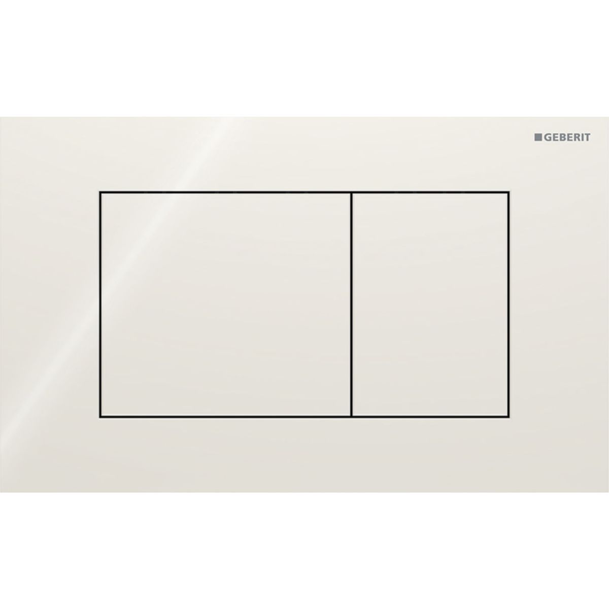 Geberit Sigma 40 115.629.JL.1 Spolplatta Sandgrå/Glas