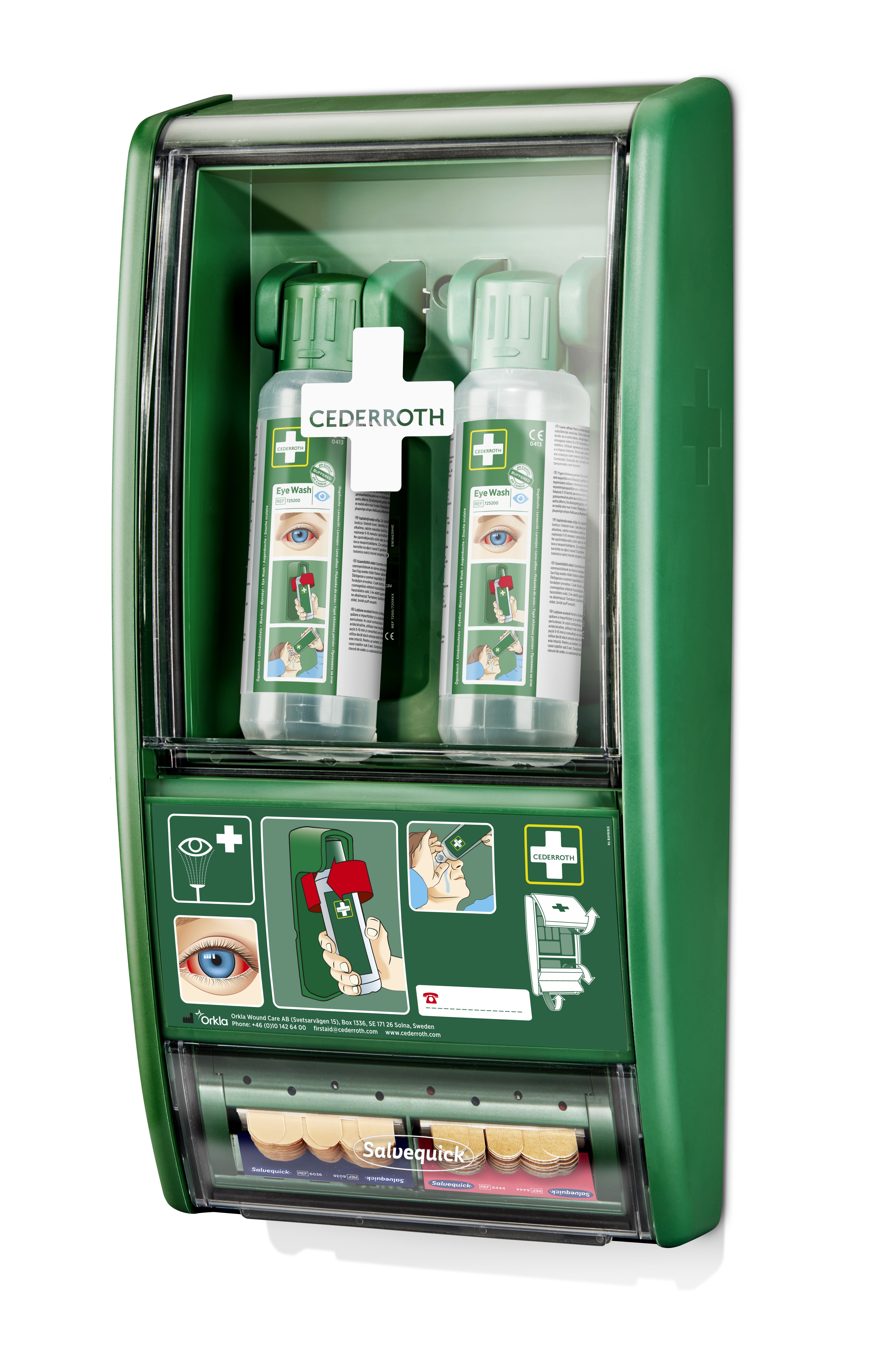 Cederroth 721500 Första Hjälpen-station med ögondusch