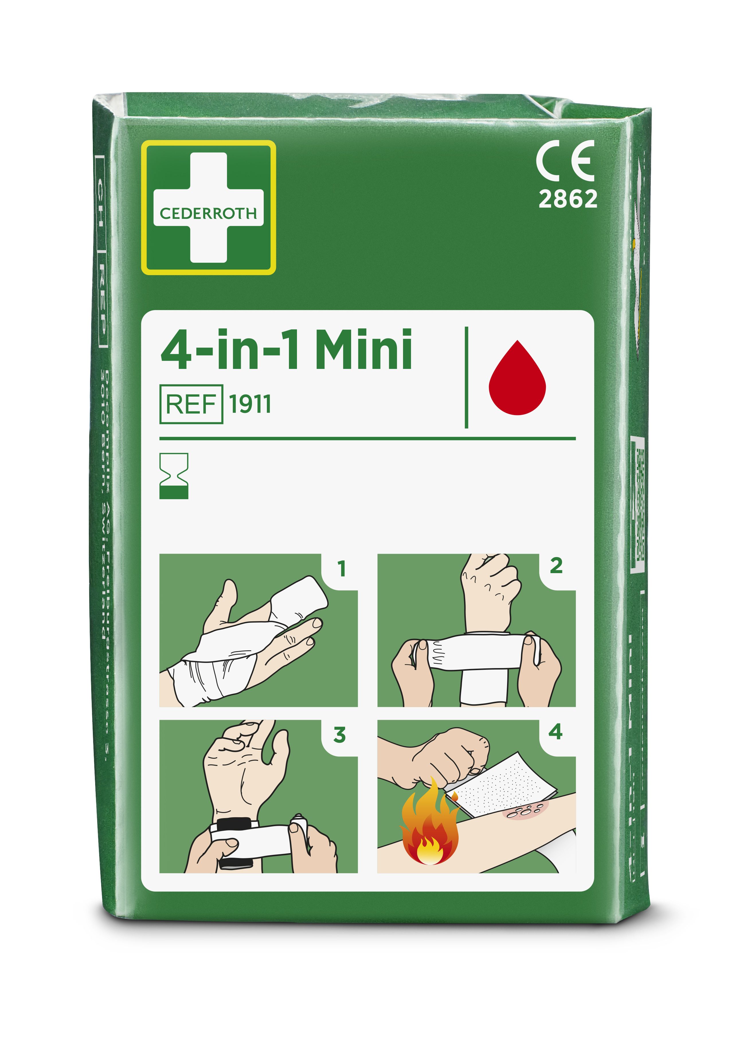 Cederroth 1911 4-i-1 Mini Blodstoppare