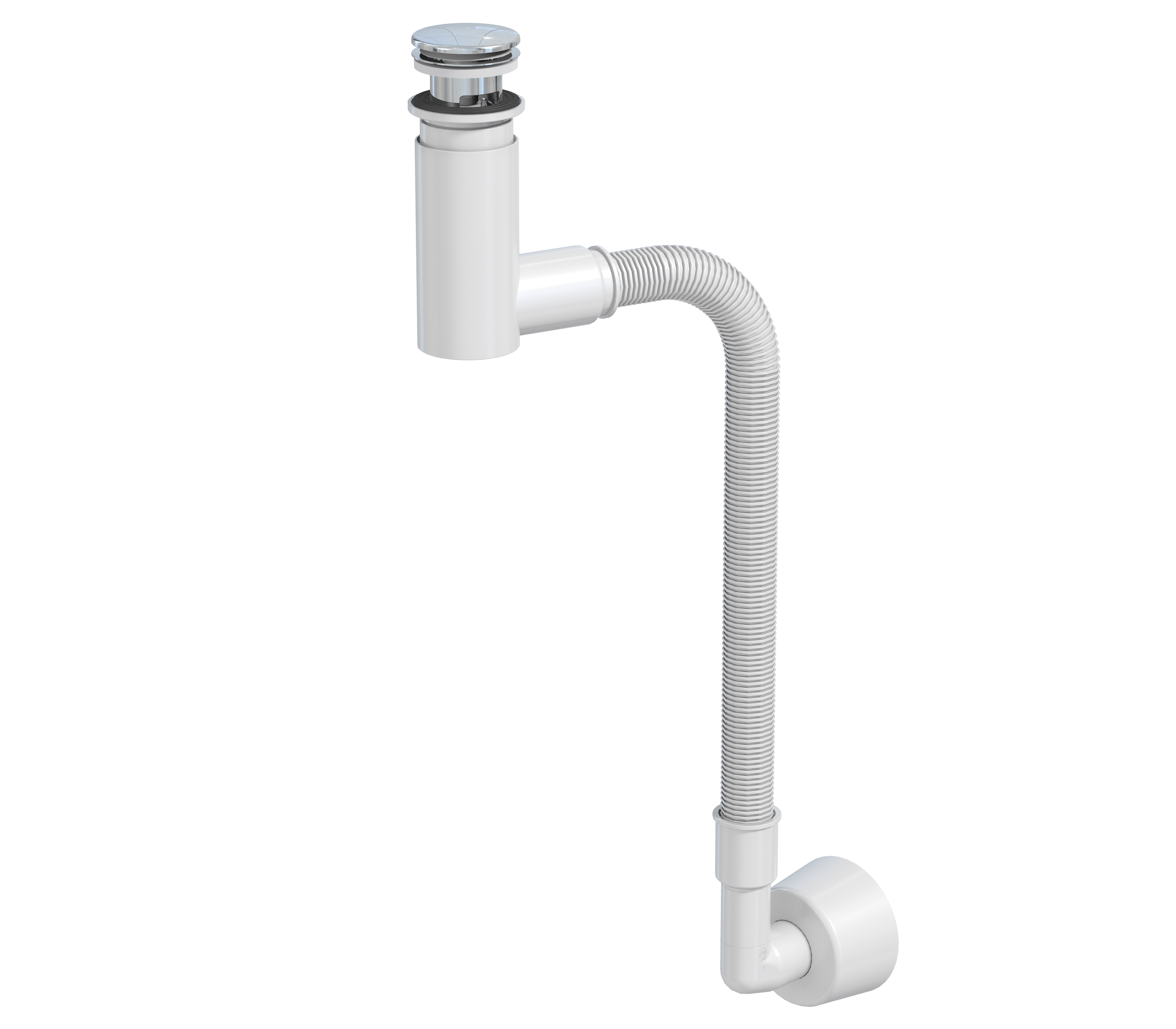 Prevex 1532400 Vattenlås 40/32 mm, vit, komplett sats