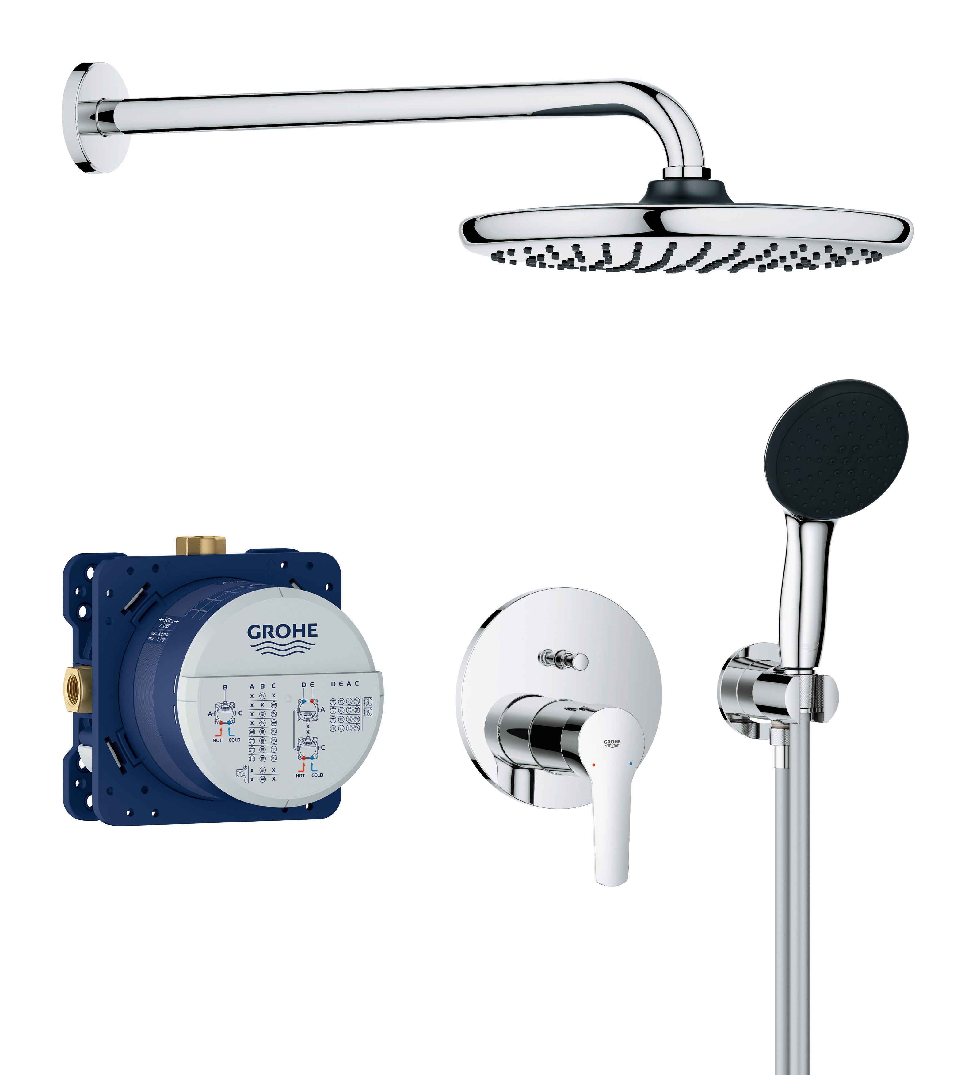 Grohe Start 25292000 Takduschset krom