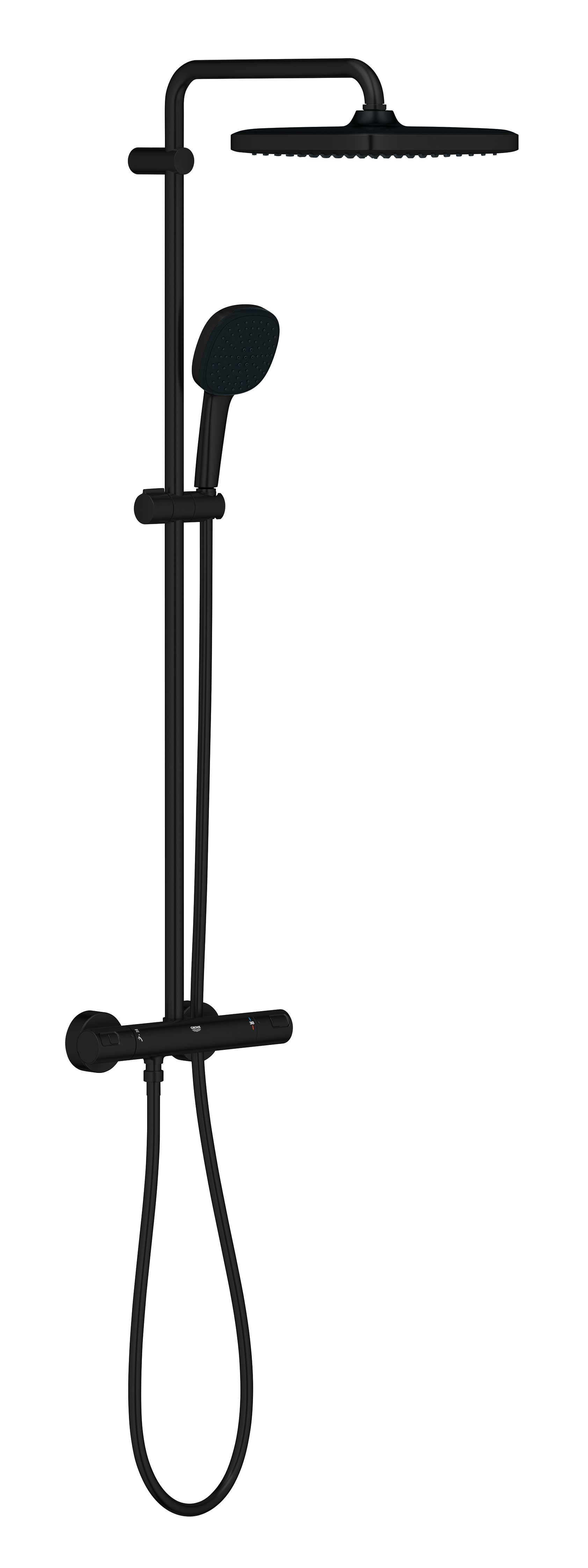 Grohe Vitalio Comfort 250 266962431 Takduschset 150 c/c Matt svart