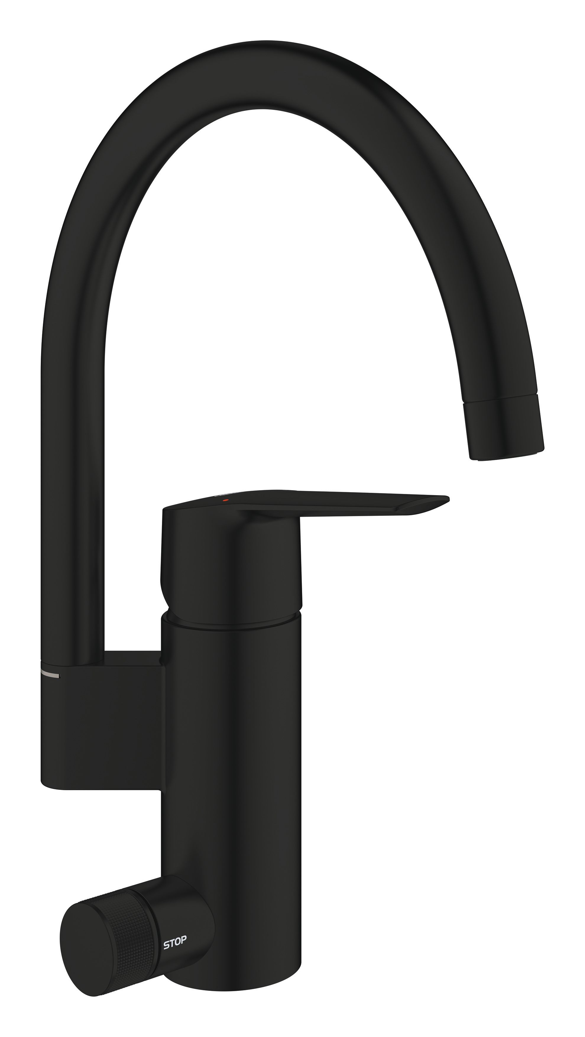 Grohe Start 304952431 Köksblandare hög pip, matt svart Med maskinavsängning