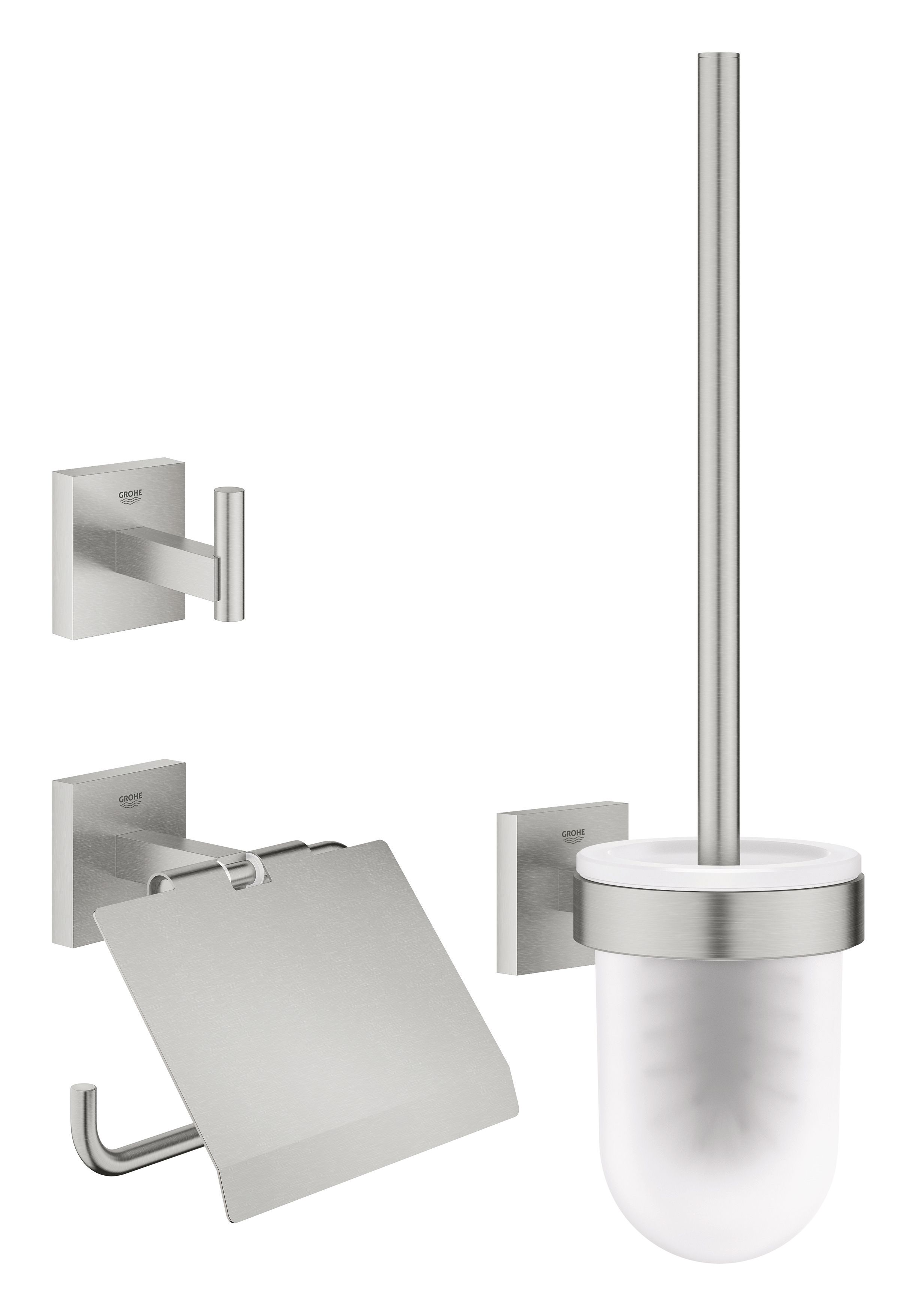 Grohe Start Cube 41123DC0 Tillbehörsset 3 delar SuperSteel