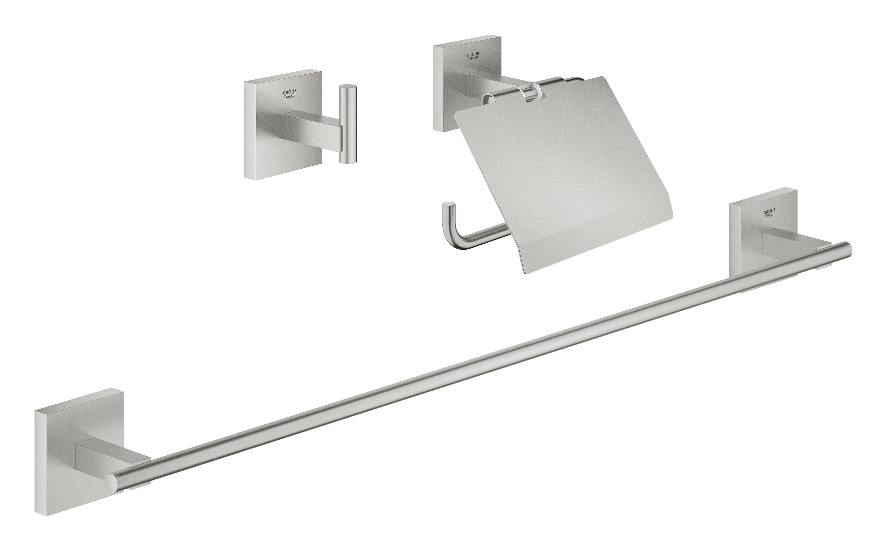 Grohe Start Cube 41124DC0 Tillbehörsset 3 delar SuperSteel