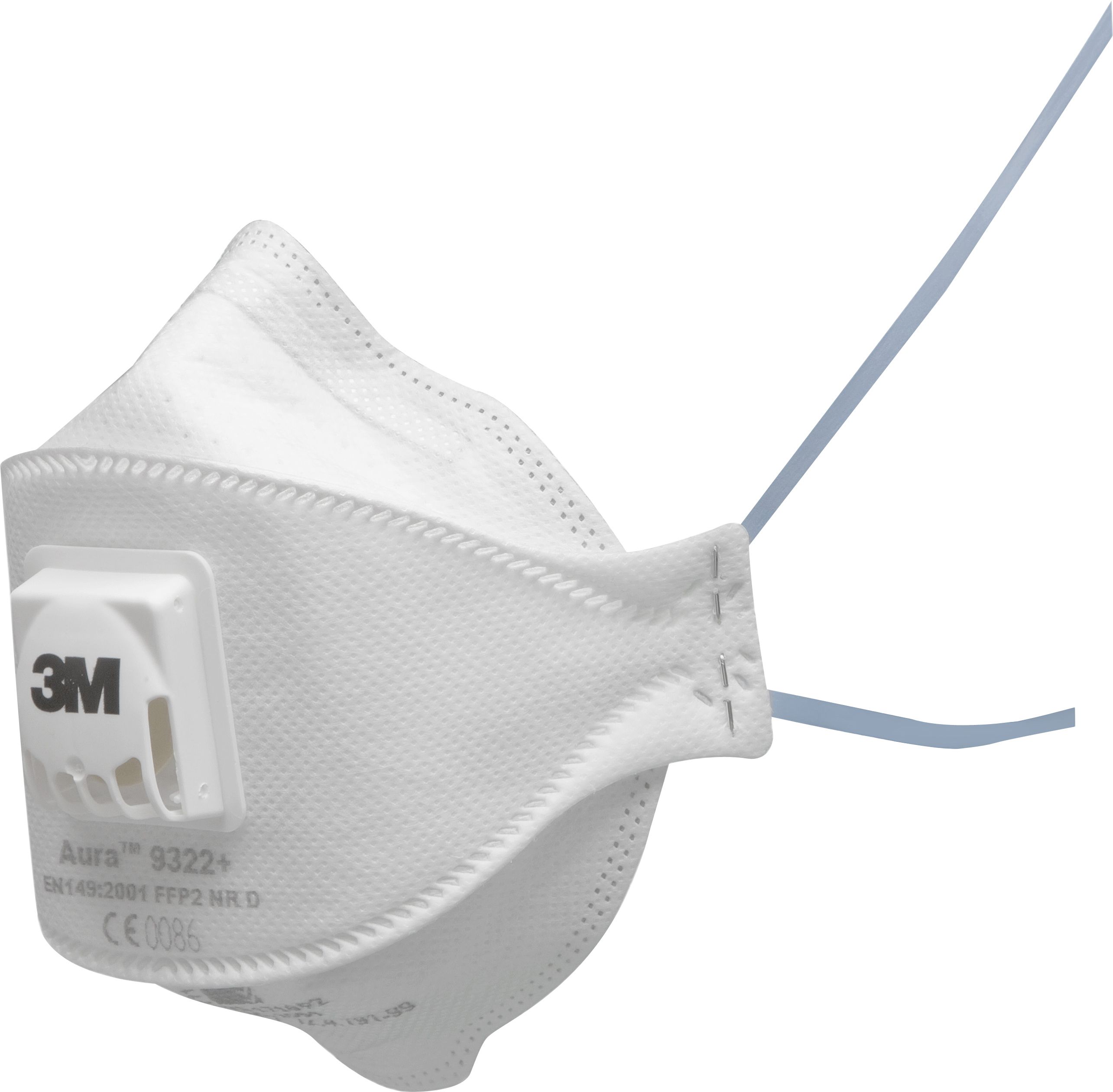 3M Aura 9300+G3 Halvmask 10-pack, med ventil