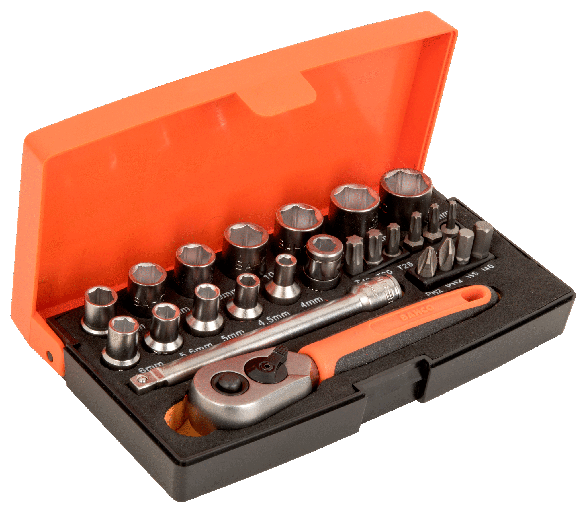 Bahco SL25 Topnøglesæt 1/4"