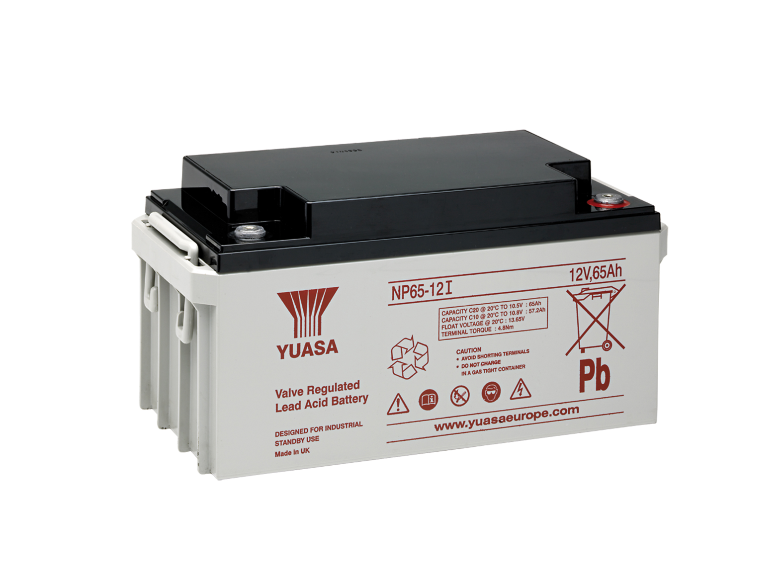Yuasa NP65-12I Batteri 12V, 65 Ah