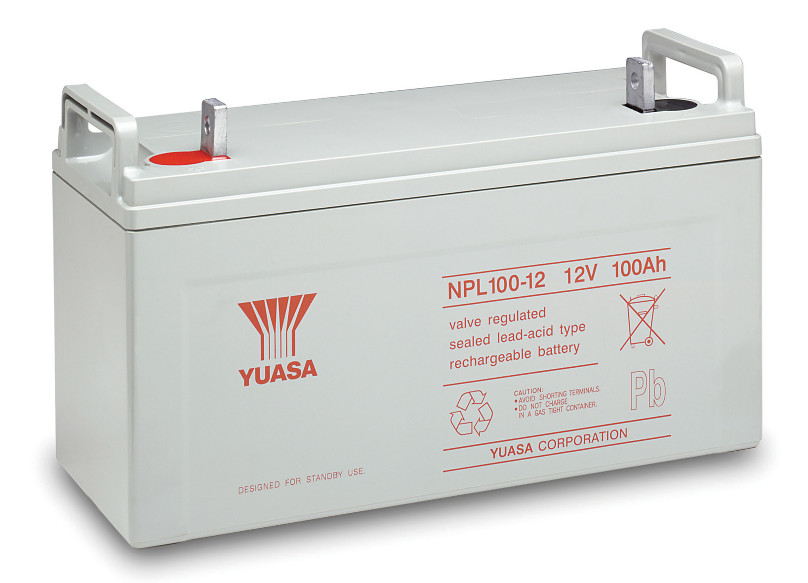 Yuasa NPL100-12 Batteri 12V, 100 Ah