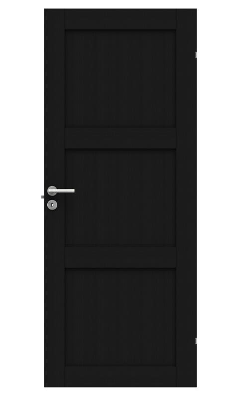 Swedoor Unique 03L Innerdörr svart ek 725x2040 mm