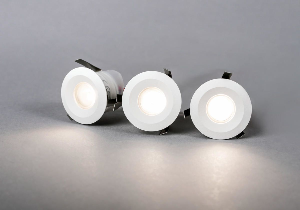 Hide-a-Lite Core Smart Outdoor Downlight hvit, 3000 K, 3-pakk