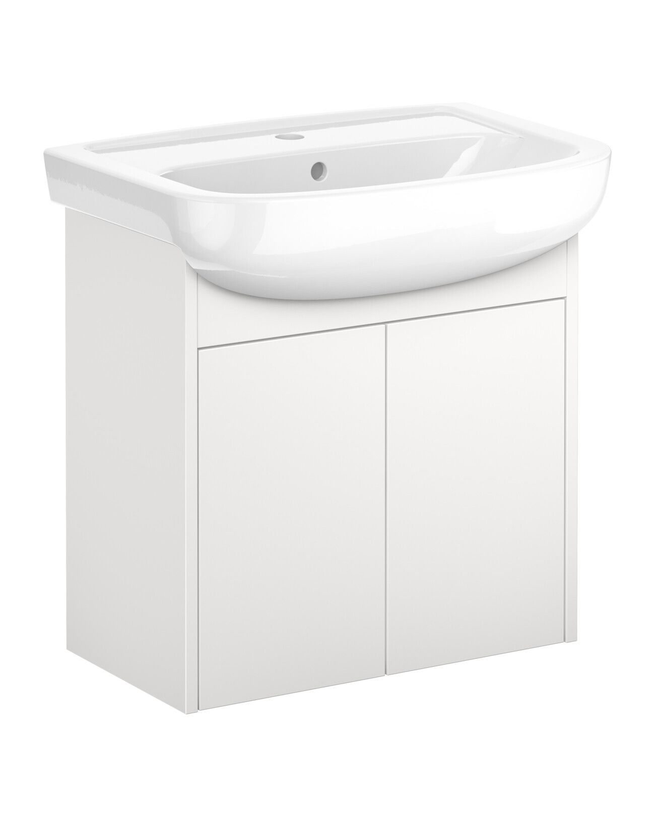 Gustavsberg Graphic Base GB71GBVC60AGWB Kommodpaket med dörrar, 55 cm, vit