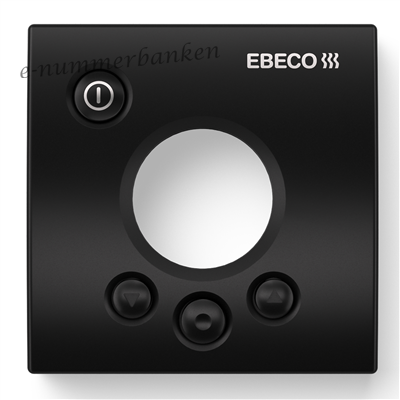 Ebeco Front Cover 8581615 Täckfront för EB-Therm 205 Svart
