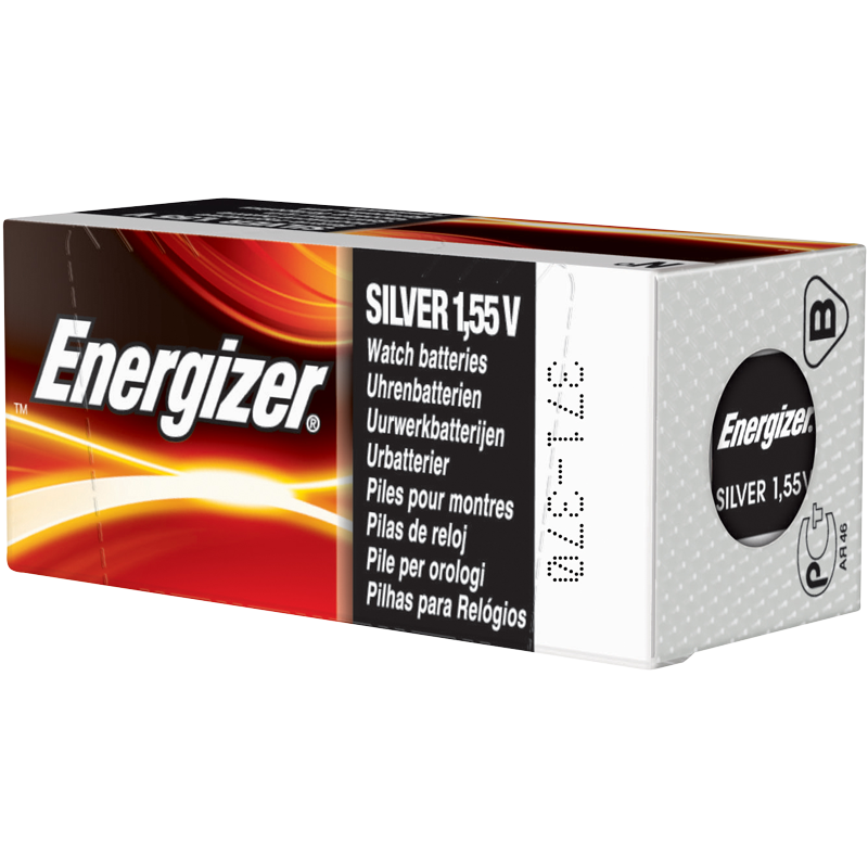 Energizer Silveroxid Knappecellebatteri 371/370, 1,55 V, til armbåndsur