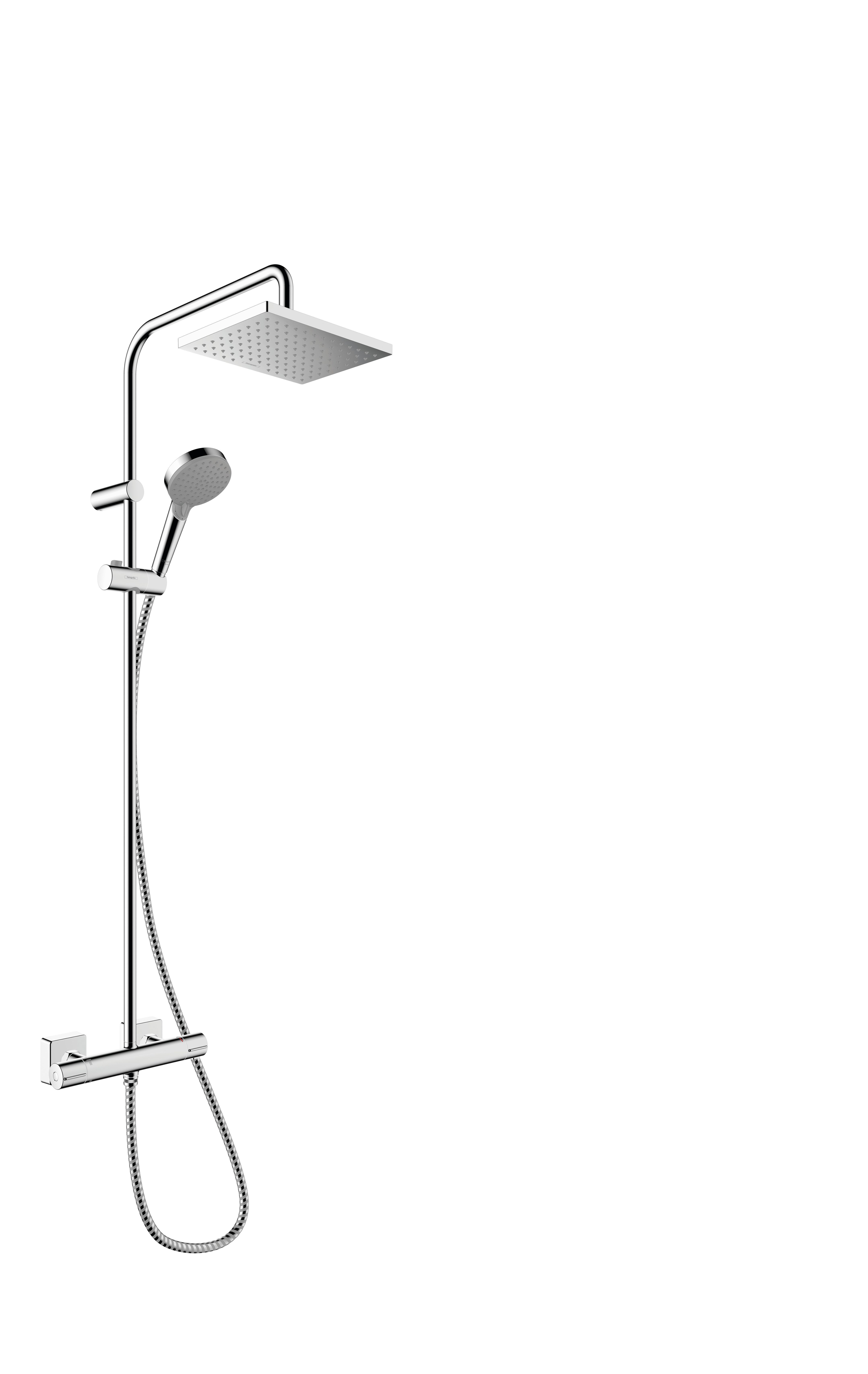 Hansgrohe Vernis Shape Duschsystem EcoSmart+ med termostat