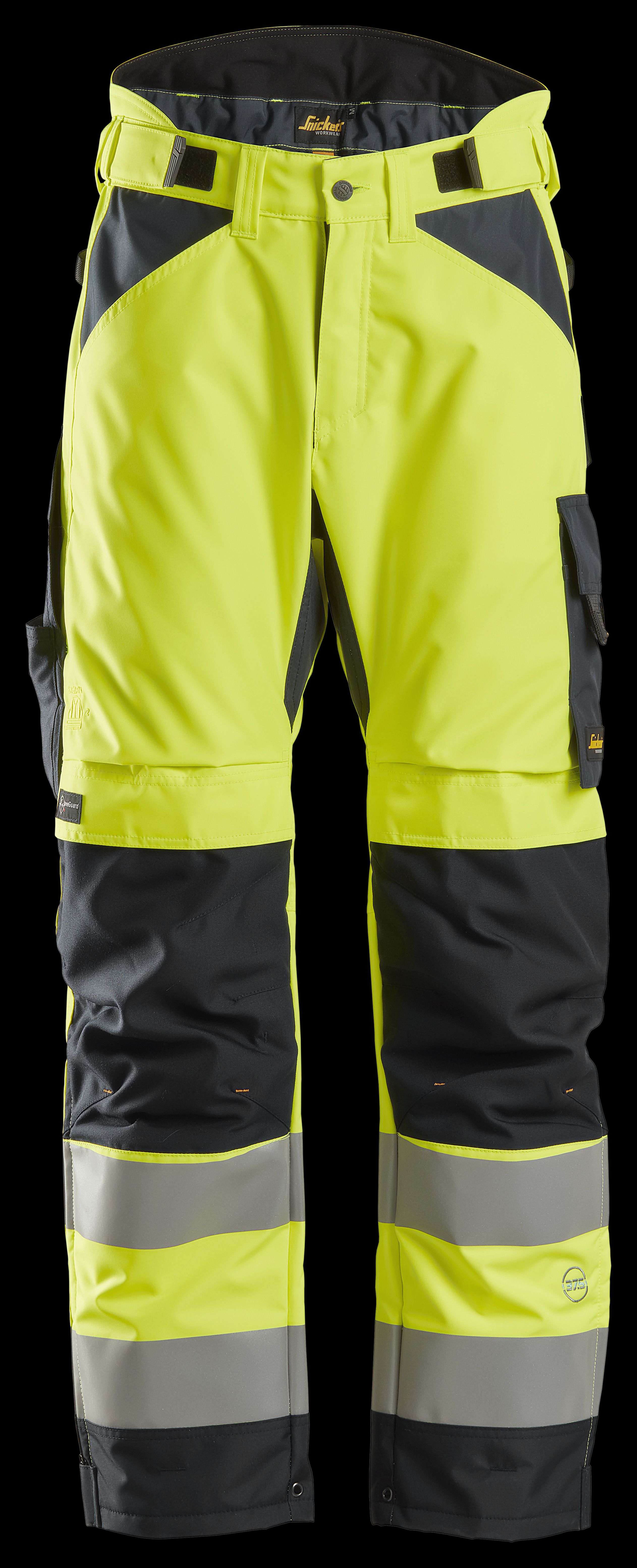 Snickers Workwear 6639 Vinterbyxa gul/svart XXL