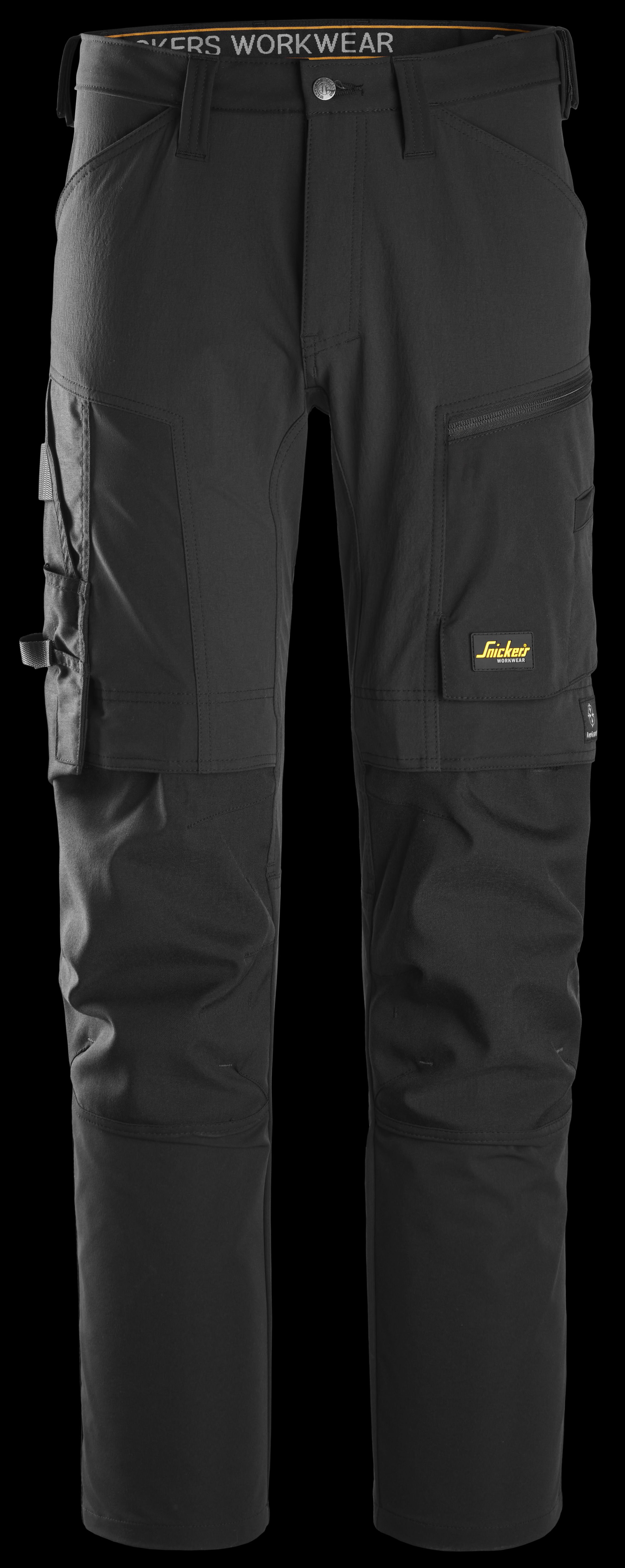 Snickers Workwear 6318-0404 AllroundWork Arbetsbyxa svart, stretch Svart
