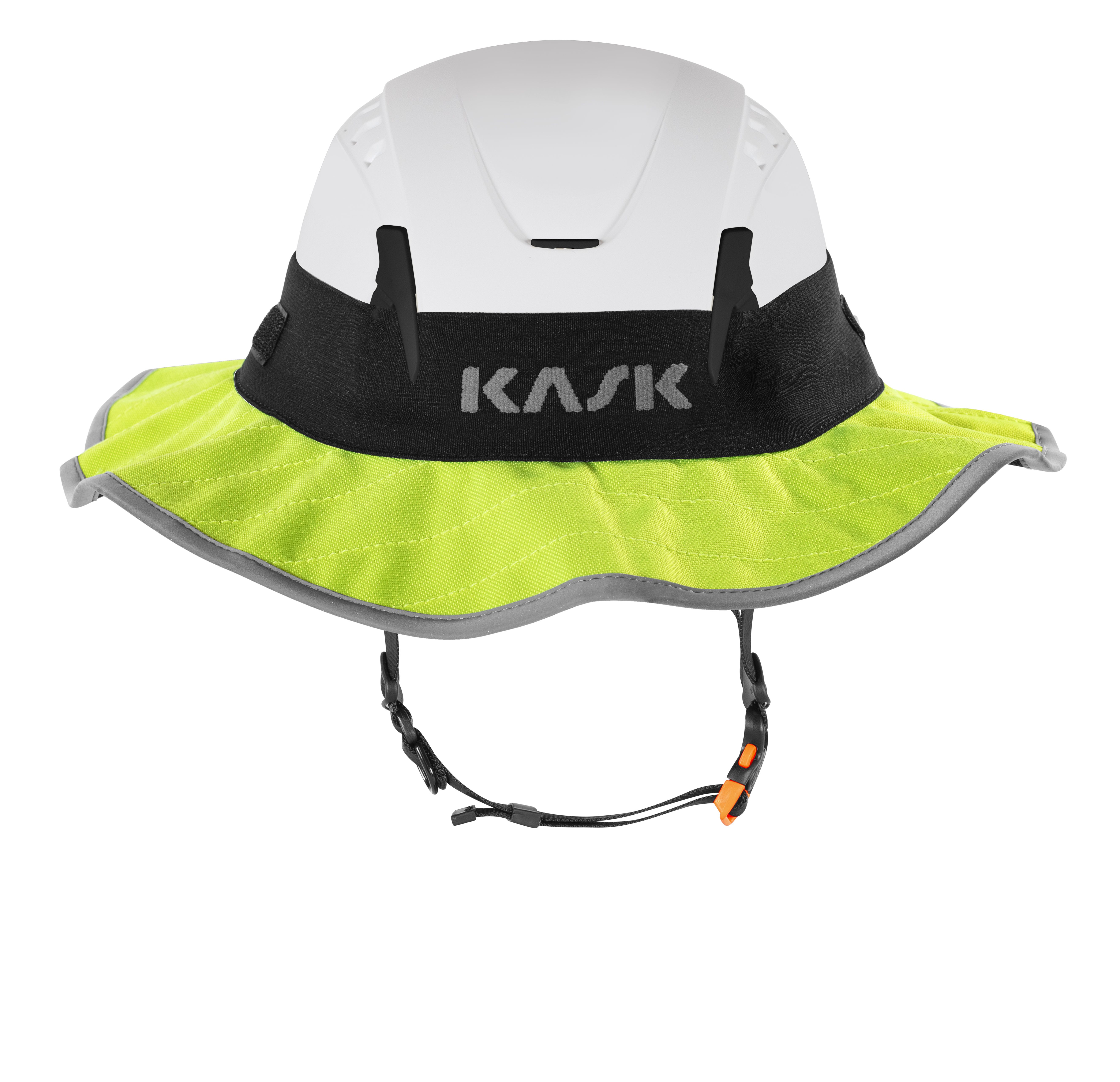 KASK WAC00037-221 Solskydd för alla Kask-hjälmar Hi-viz (Gul)