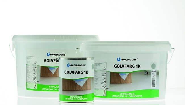 Hagmans 1K Golvfärg halvblank Valfri kulör
