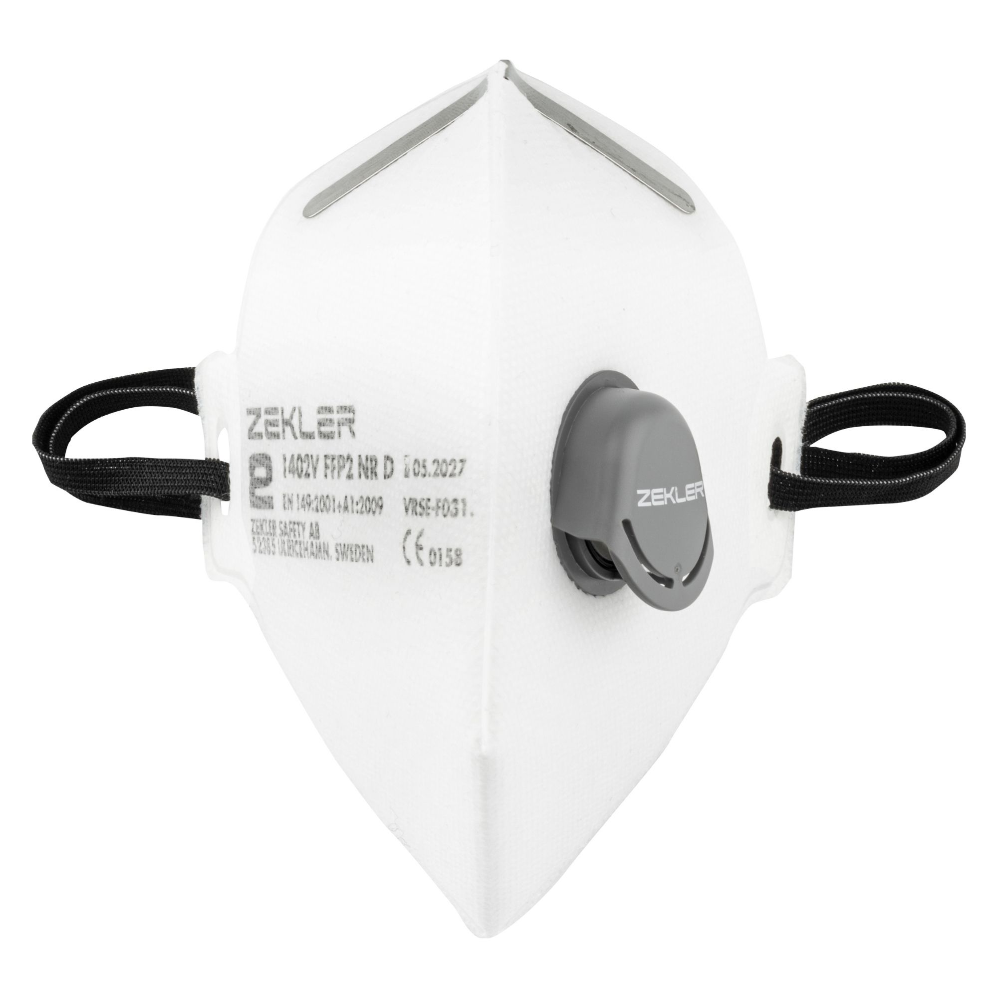 Zekler 1402V Halvmask filtrerande 15-pack