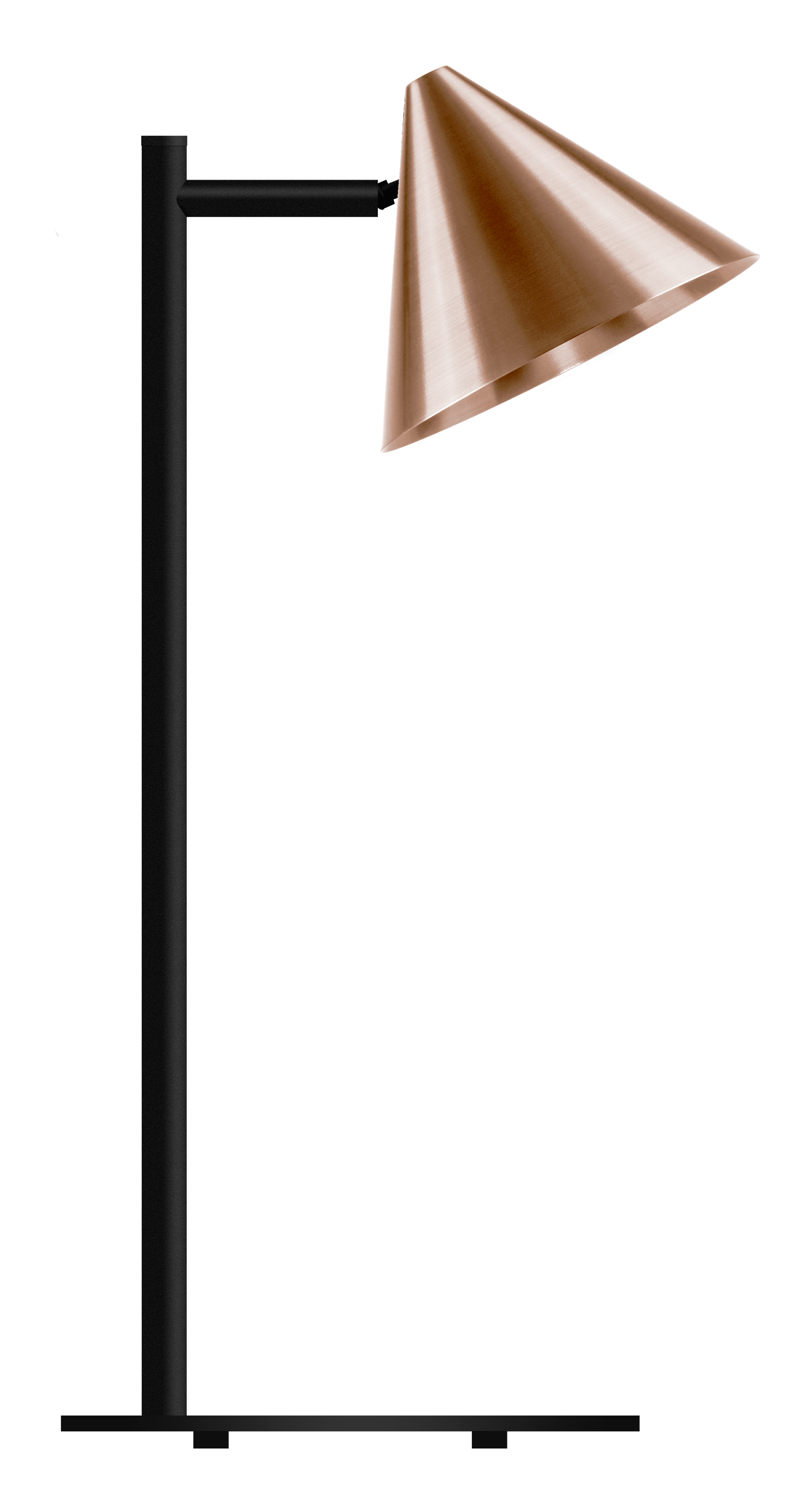 Westal Tratt Micro Bordslampa GU10, utan ljuskälla Råkoppar