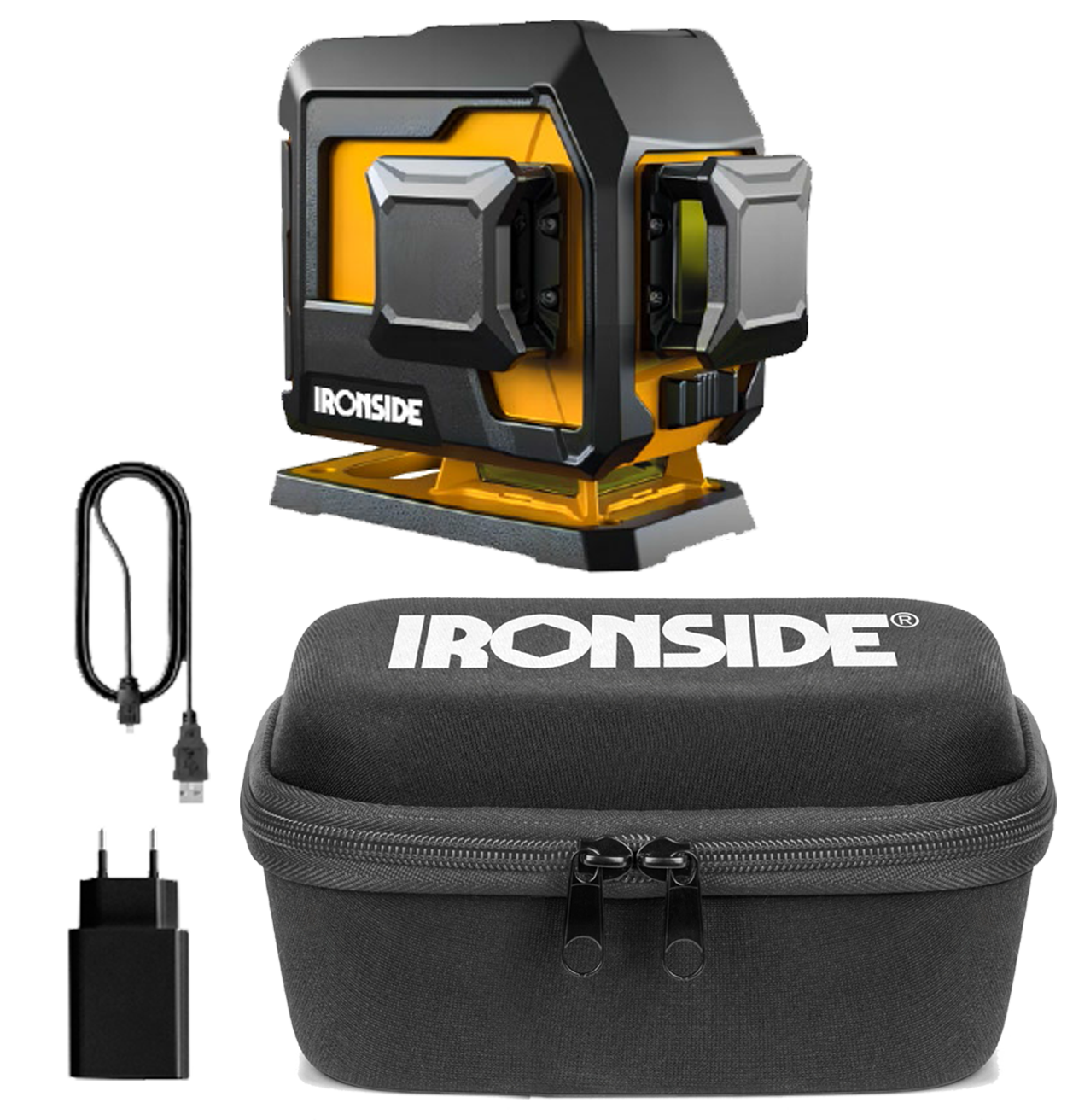 Ironside 103850 Linjelaser grön laser, 3 linjer