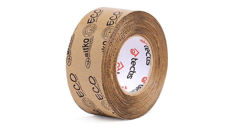 Tectis 37617 Tätningstejp 50 mm x 40 m, 12 rullar/frp