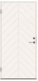 Swedoor P-1300 Ytterdörr vit (S 0502-Y) 888x2080 mm