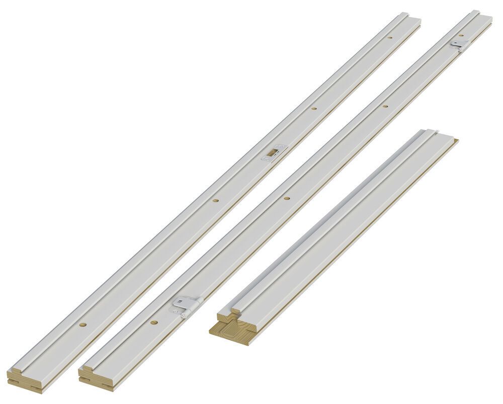 Swedoor Flex+Karm Dörrkarm för pardörr, utan tröskel, vit (S 0502-Y) 1186x1989 mm