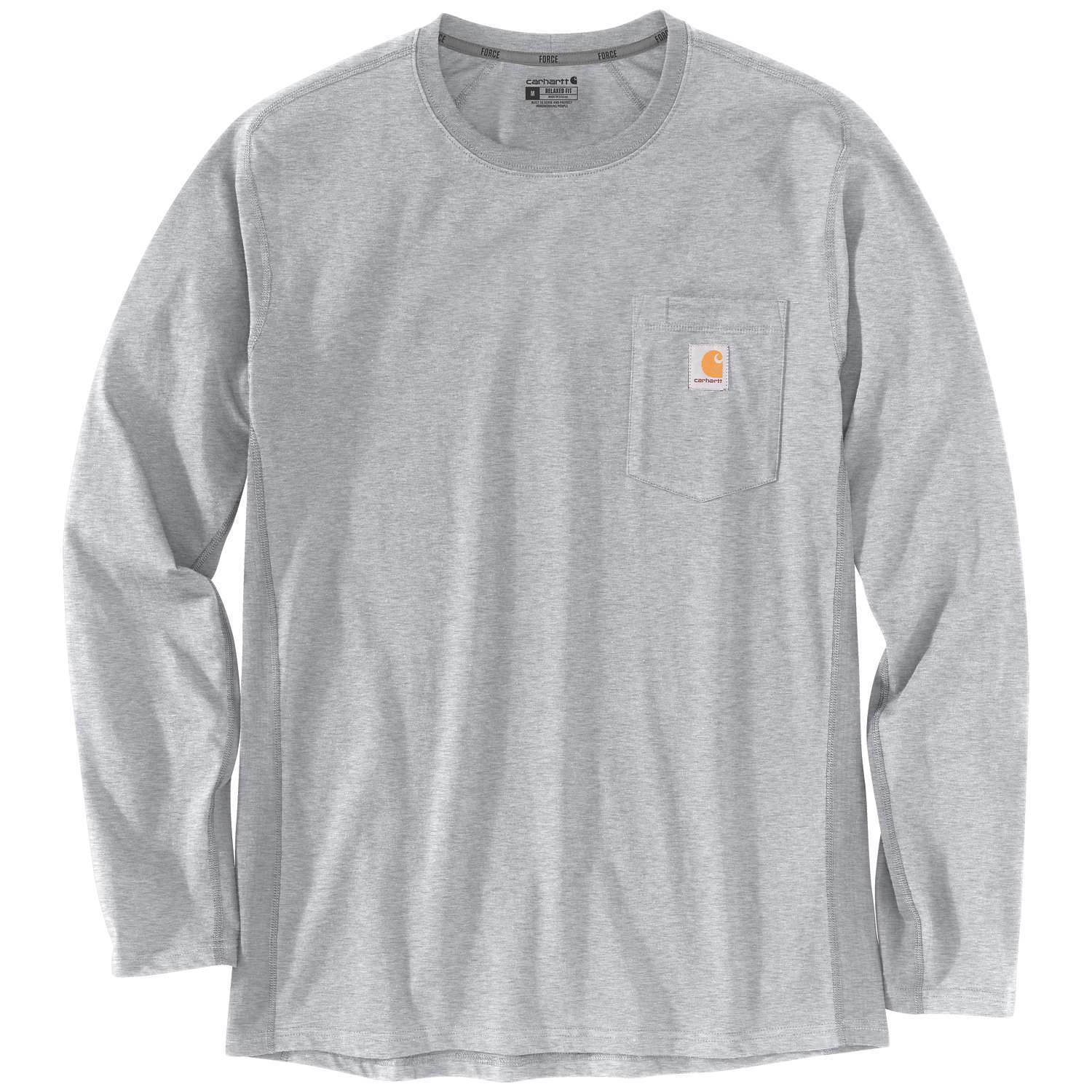 Carhartt Force Relaxed LS T-Shirt Grå