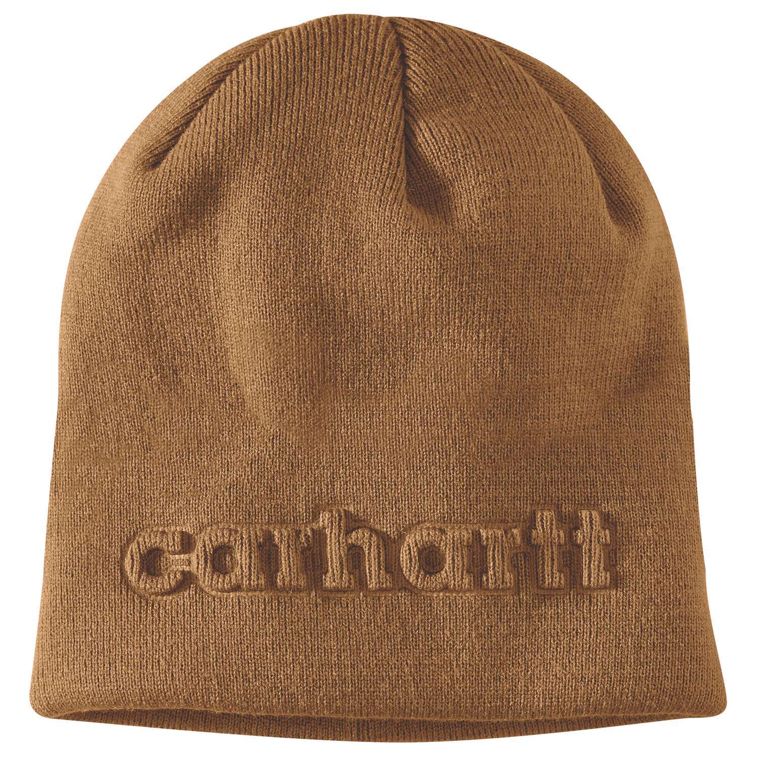 Carhartt Knit Embossed Beanie Mössa Brun