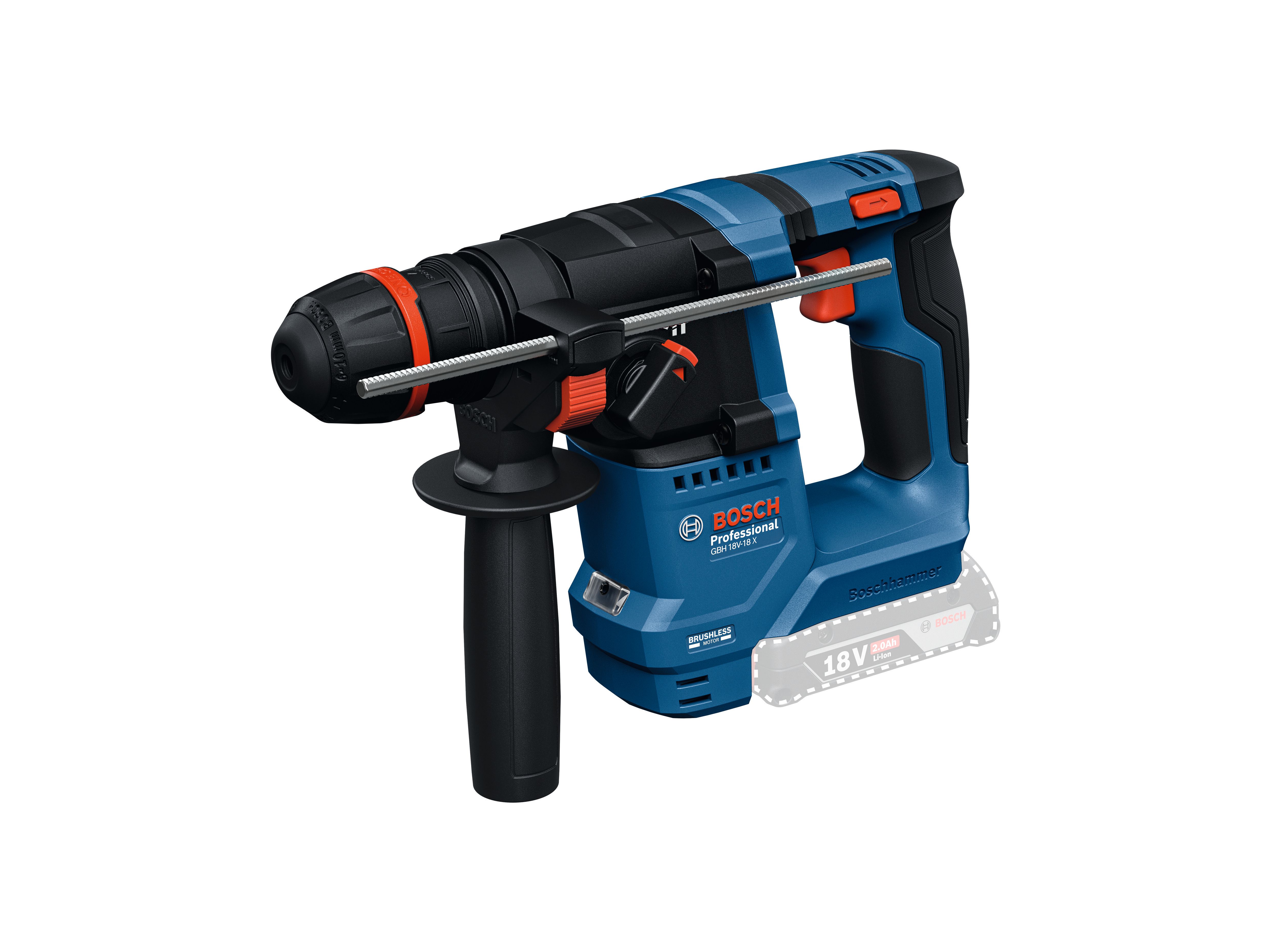 Bosch GBH 18V-18 X Slagboremaskine uden batteri og oplader