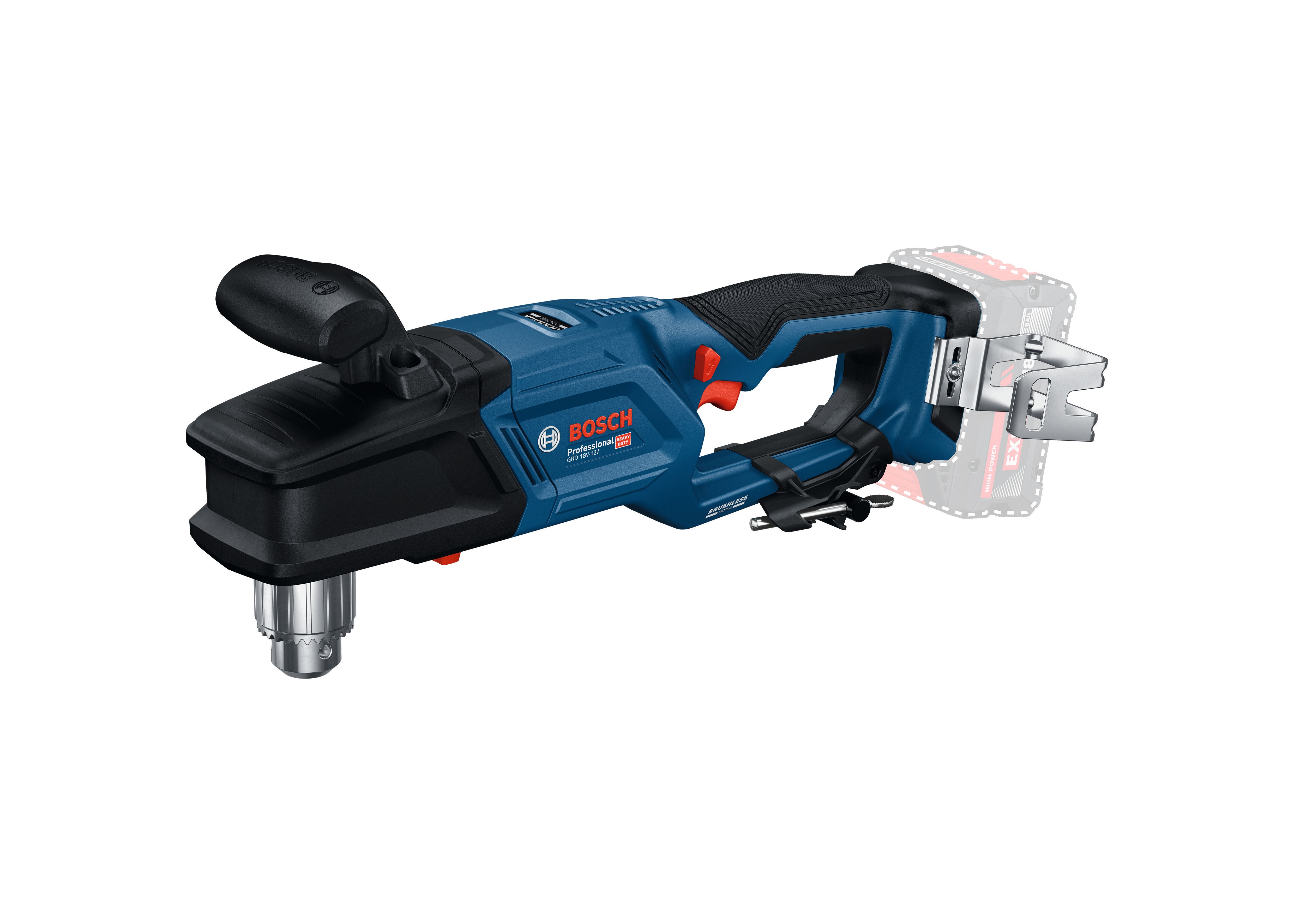 Bosch GRD 18 V Vinkelborrmaskin utan batteri och laddare