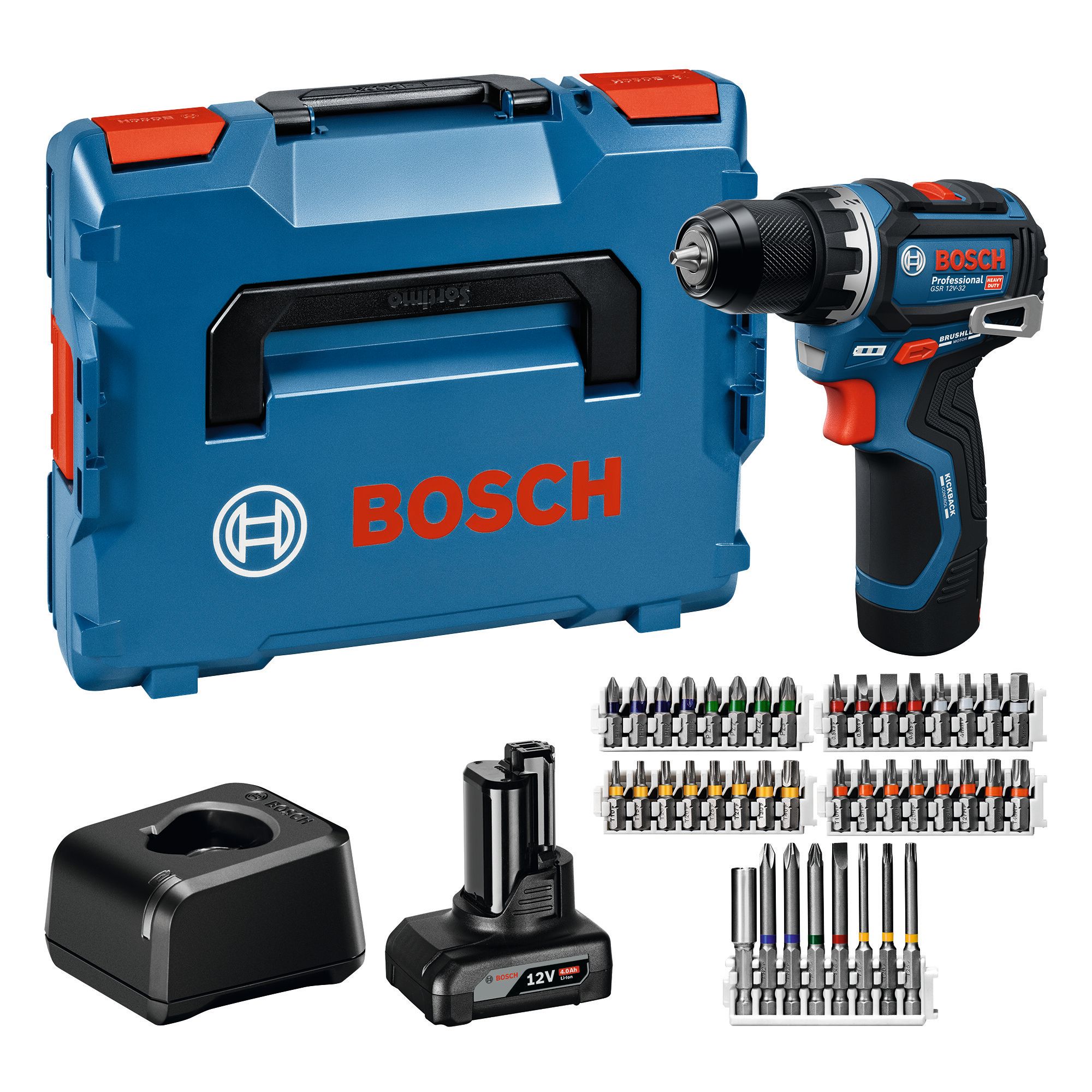 Bosch GSR 12V-32 Skruvdragare med batteri och laddare