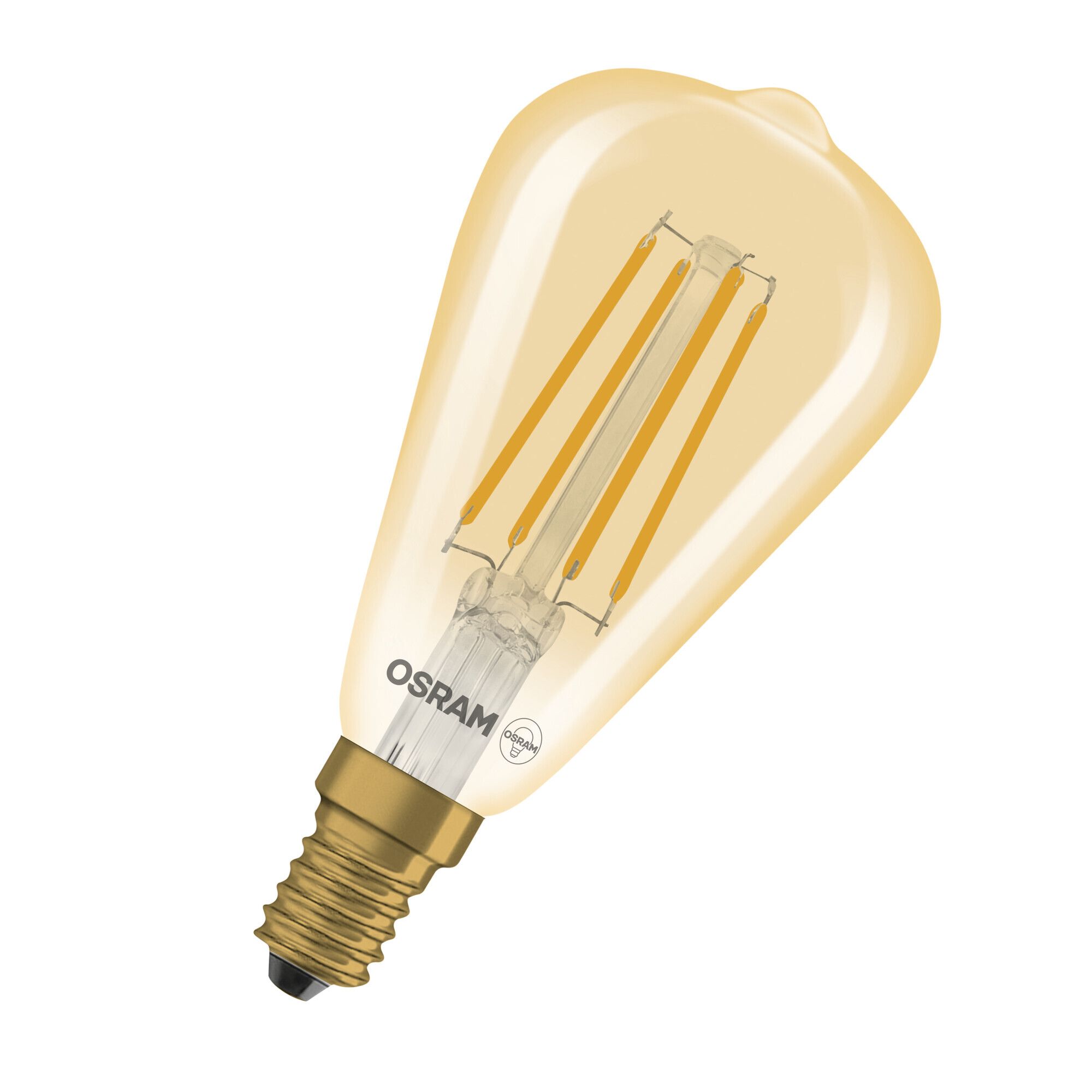 Osram EDISON DIM GULD LED-lampa E14 4,8 W, 360 lm