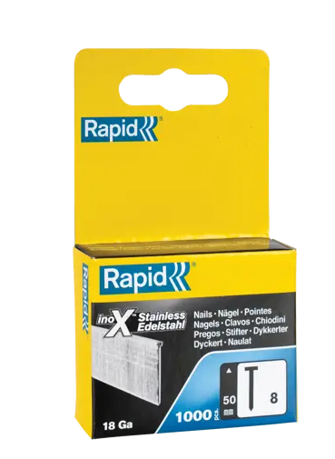 Rapid Nr 8 Dyckert rostfri 50 mm, 1000-pack