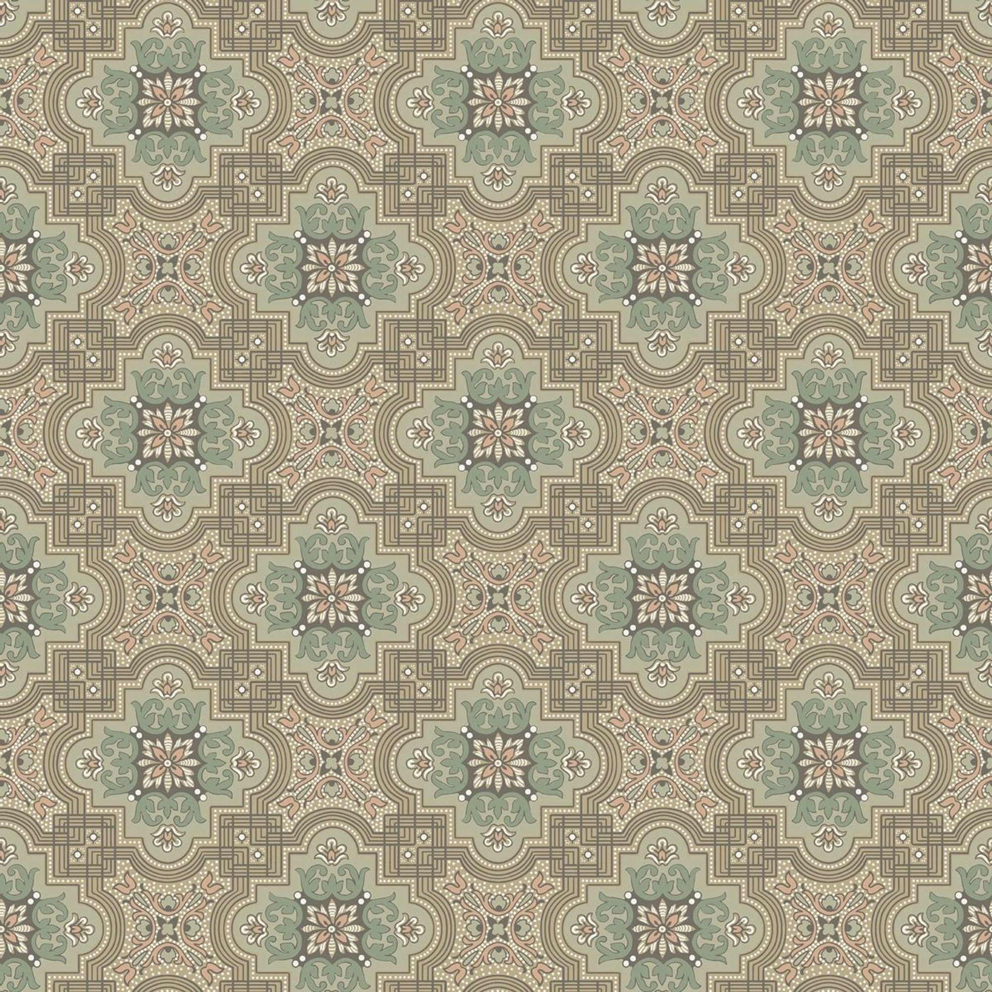 Duro Alnön 517-02P Tapetprov Gammelsvenska Klassiker 1850-1950, Beige